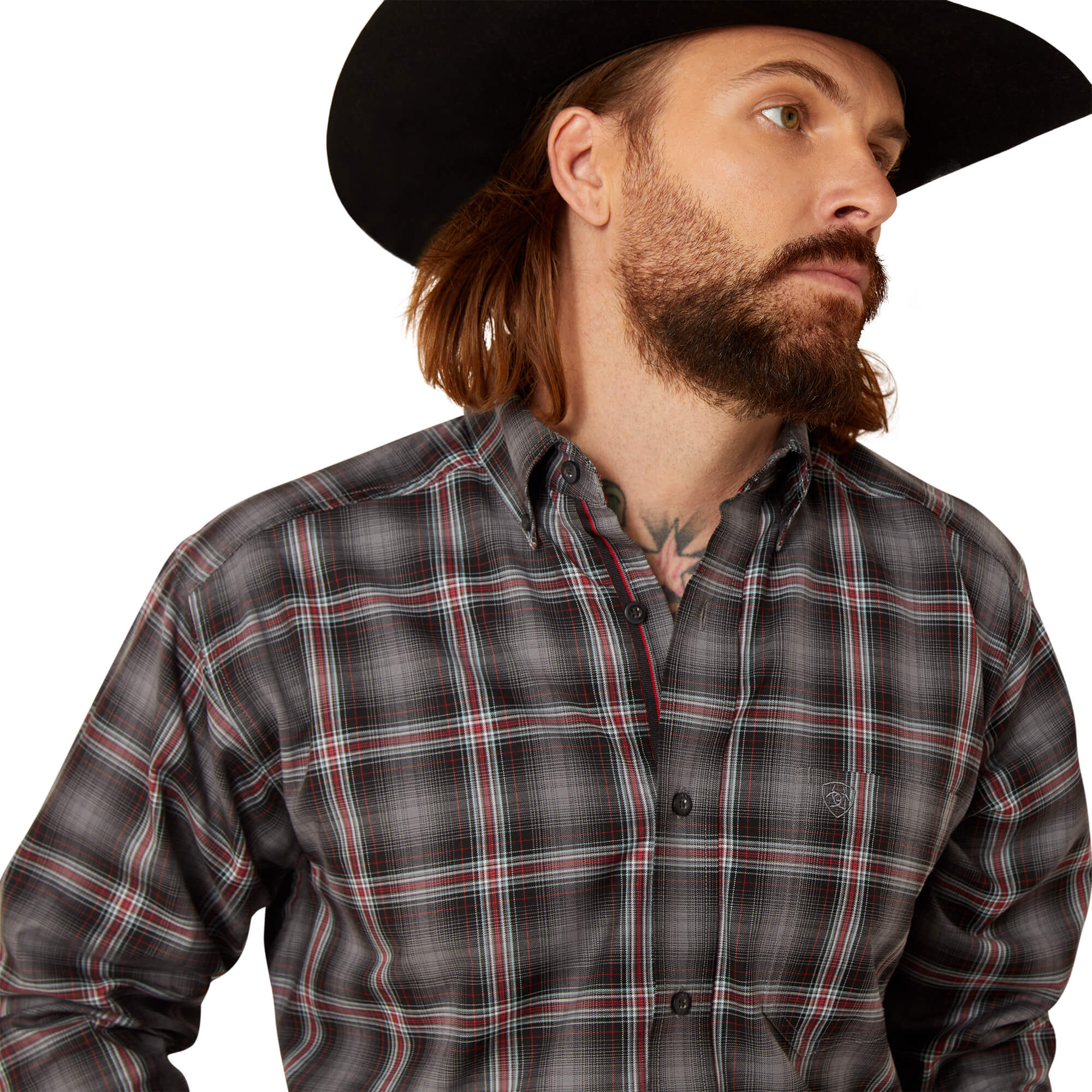 Ariat Quiet Shade Pro Series Newton Classic Fit Long Sleeve Shirt