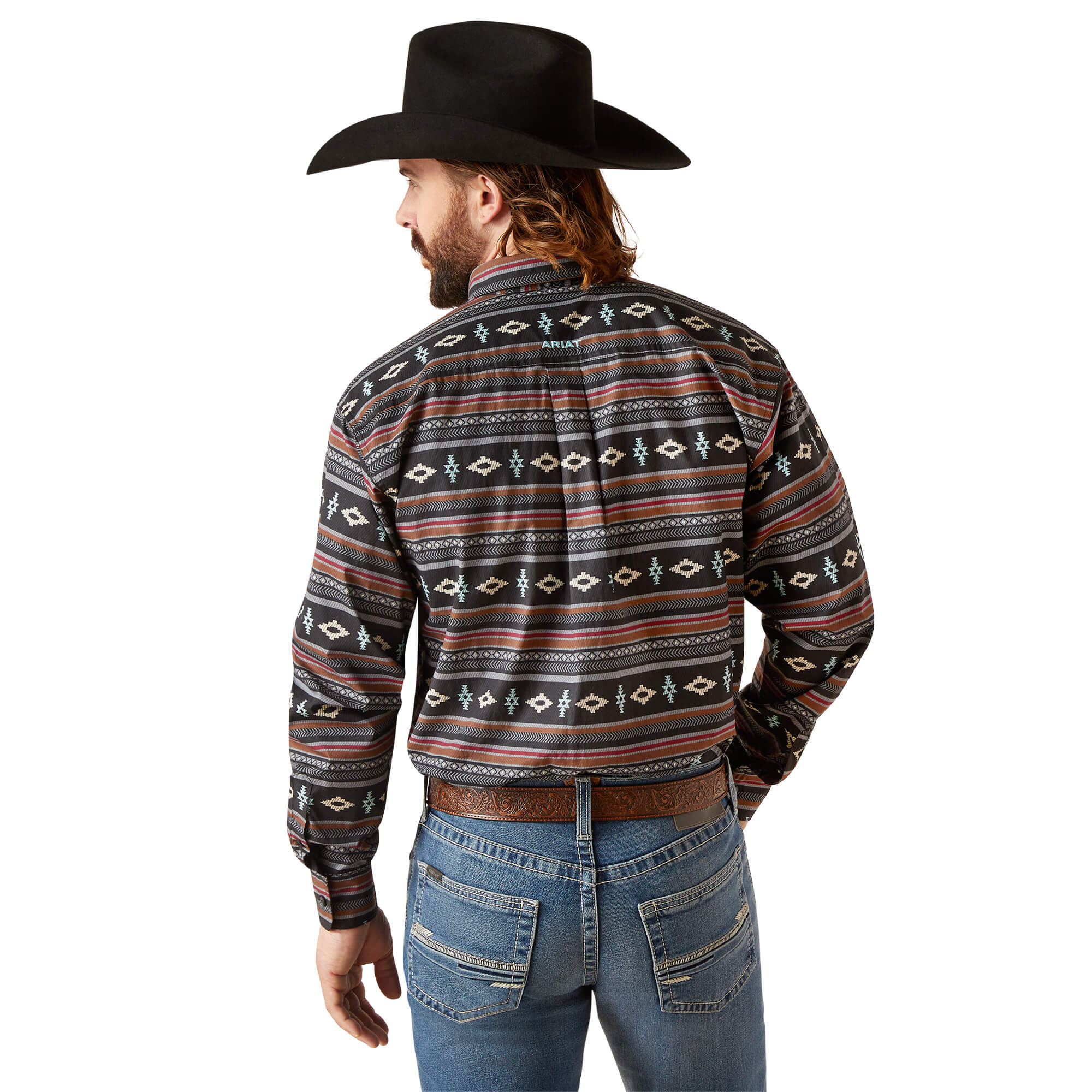 Ariat Black Noland Classic Fit Long Sleeve Shirt