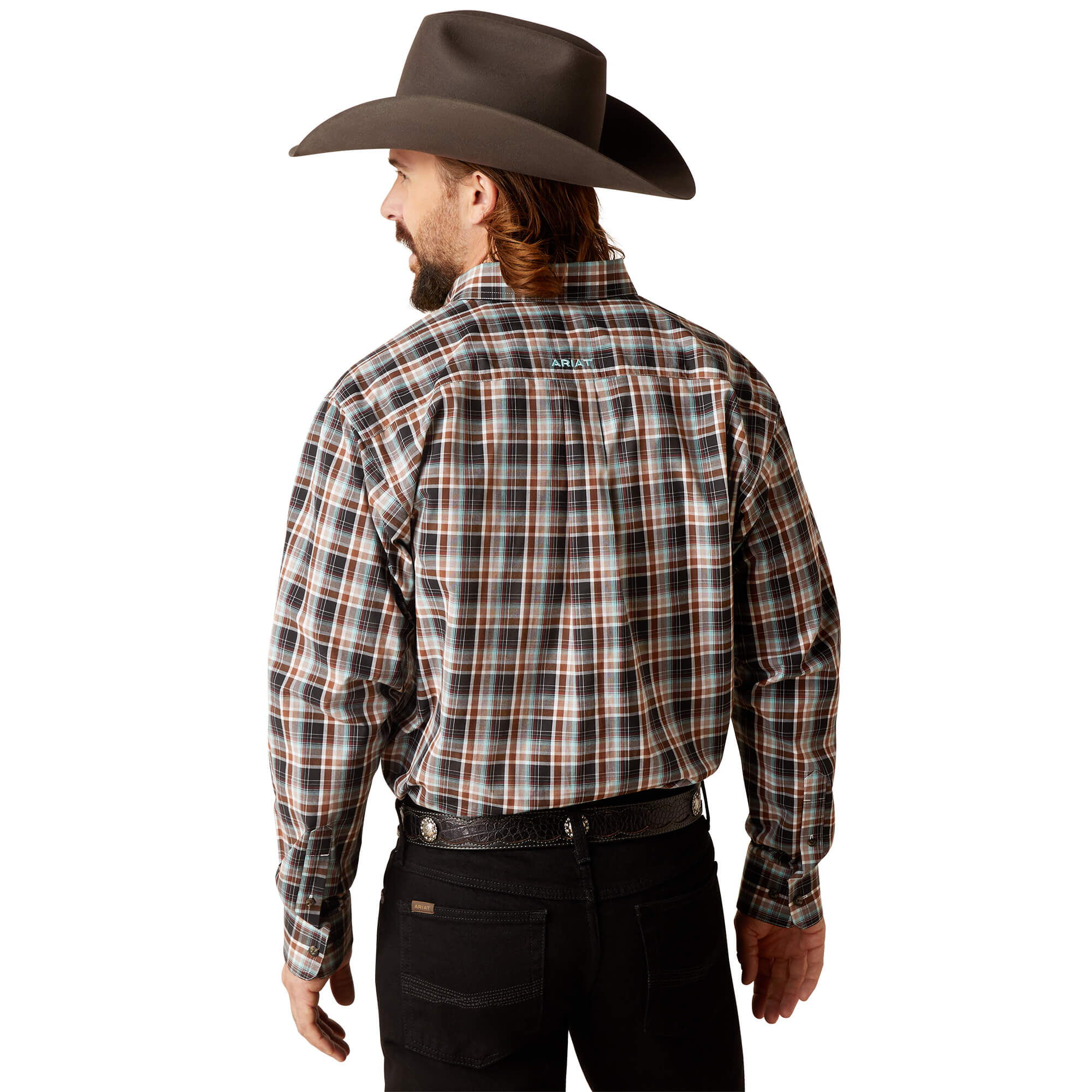 Ariat White Pro Series Nathanael Classic Fit Long Sleeve Shirt