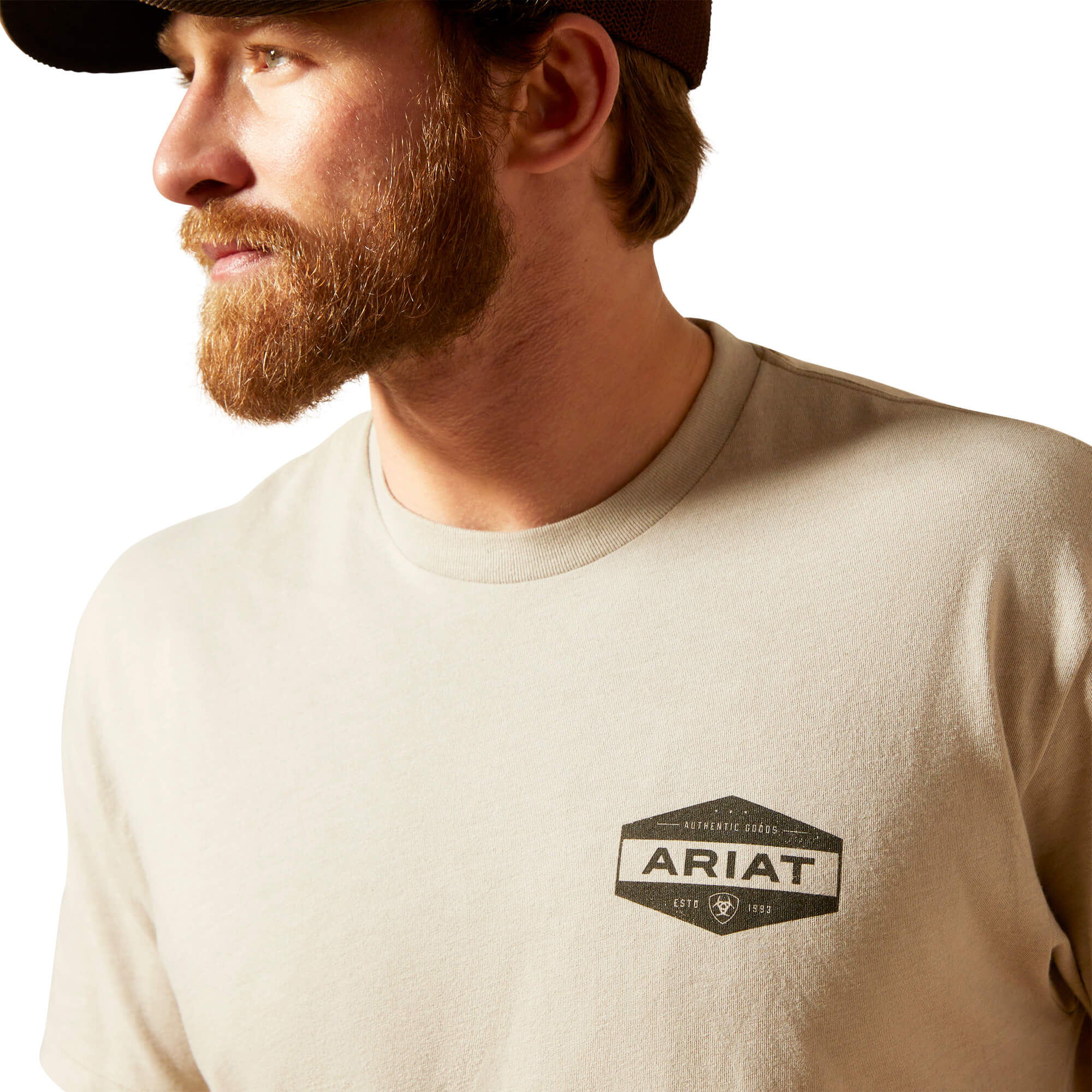 Ariat Khaki Heather Hex T-Shirt