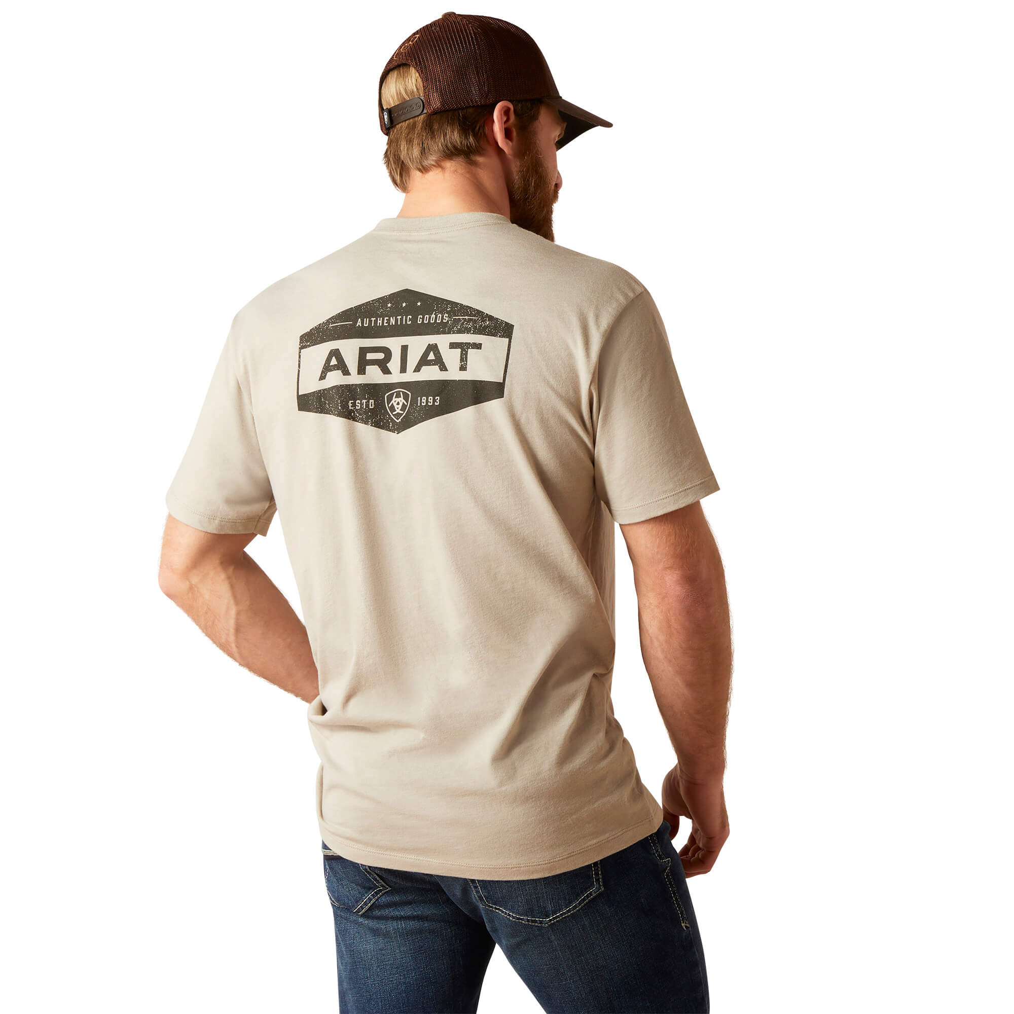 Ariat Khaki Heather Hex T-Shirt