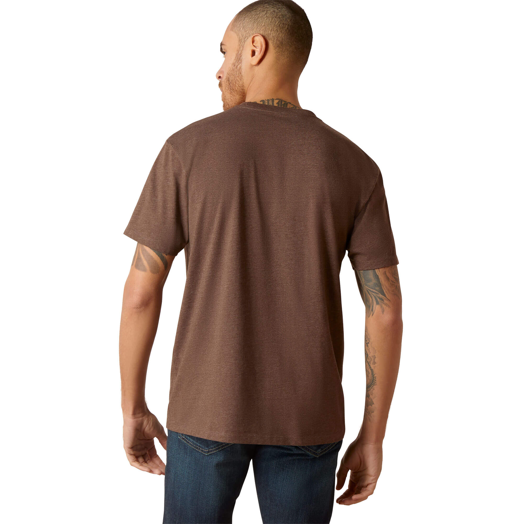 Ariat Brown Heather Rope Lockup T-Shirt