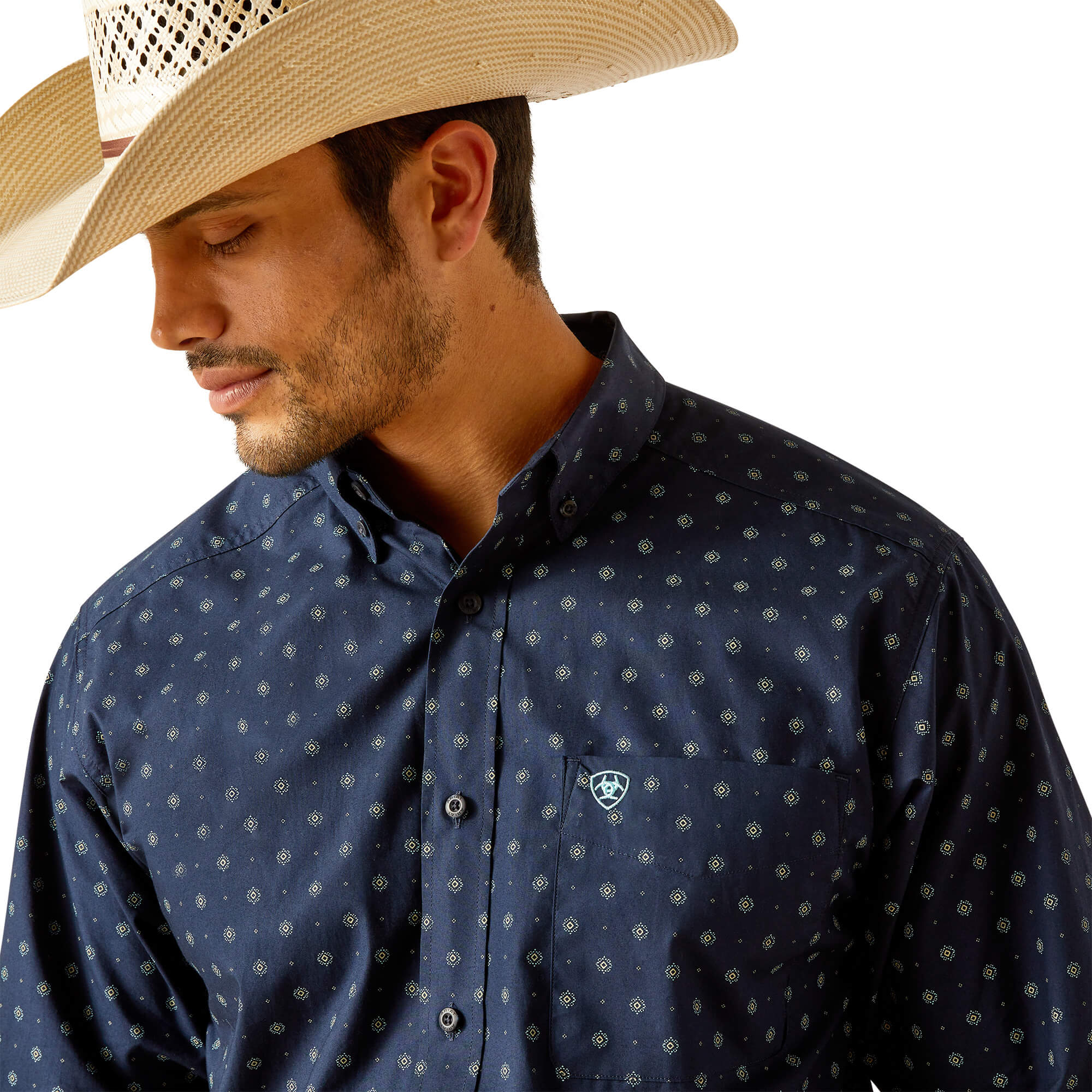 Ariat Midnight Percy Classic Fit Long Sleeve Shirt