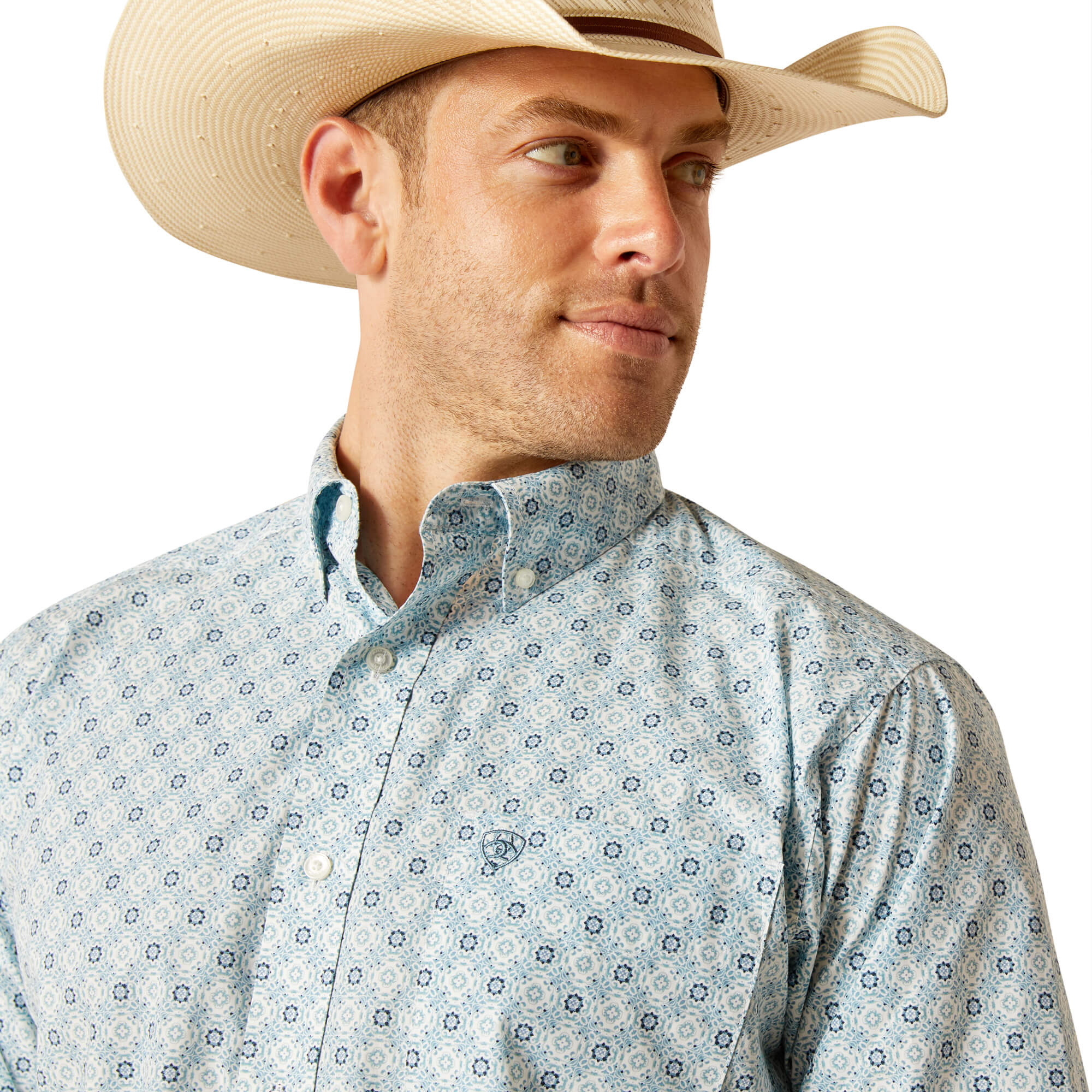 Ariat Blue Heaven Eamon Classic Fit Long Sleeve Shirt