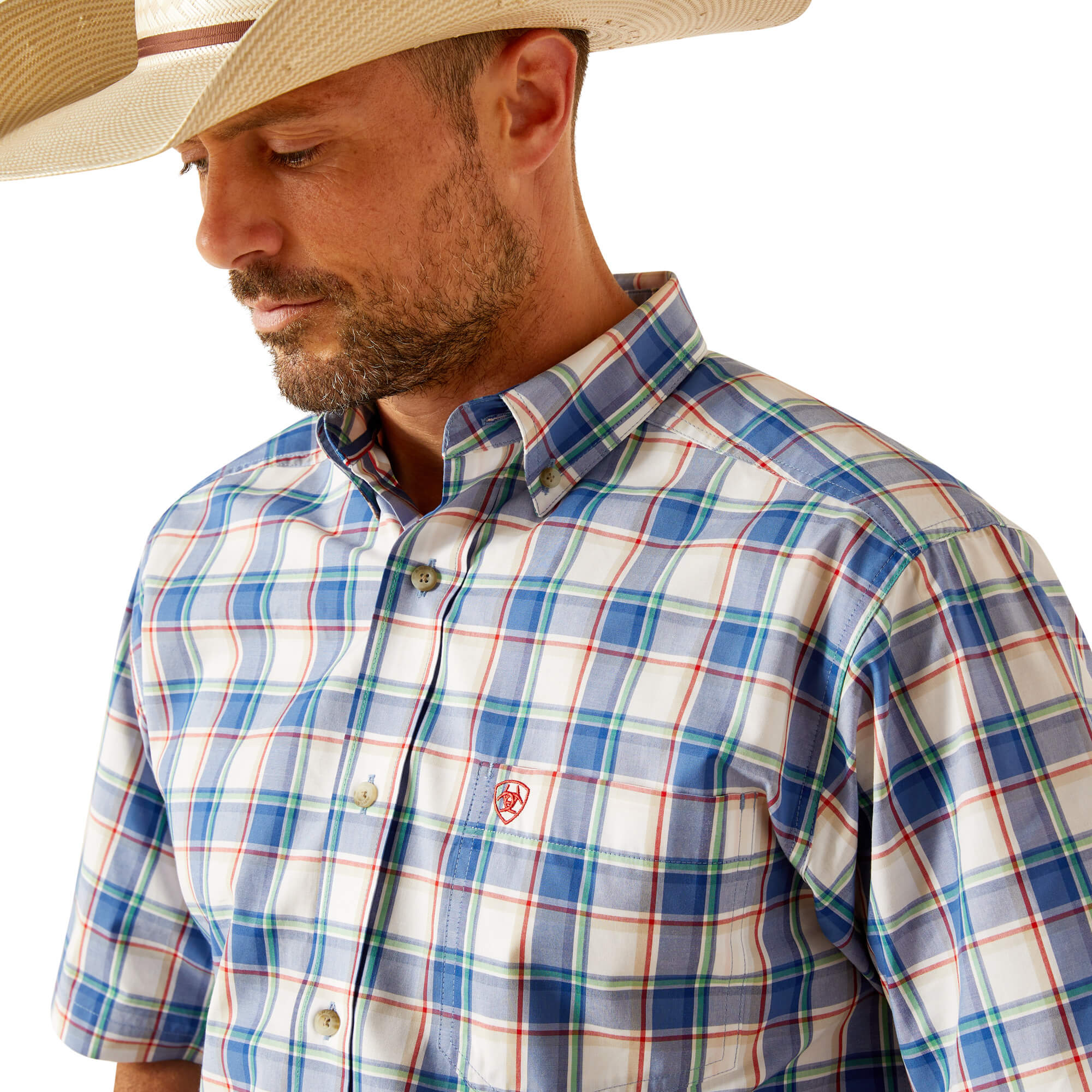 Ariat Blue Pro Dawson Classic Short Sleeve Shirt