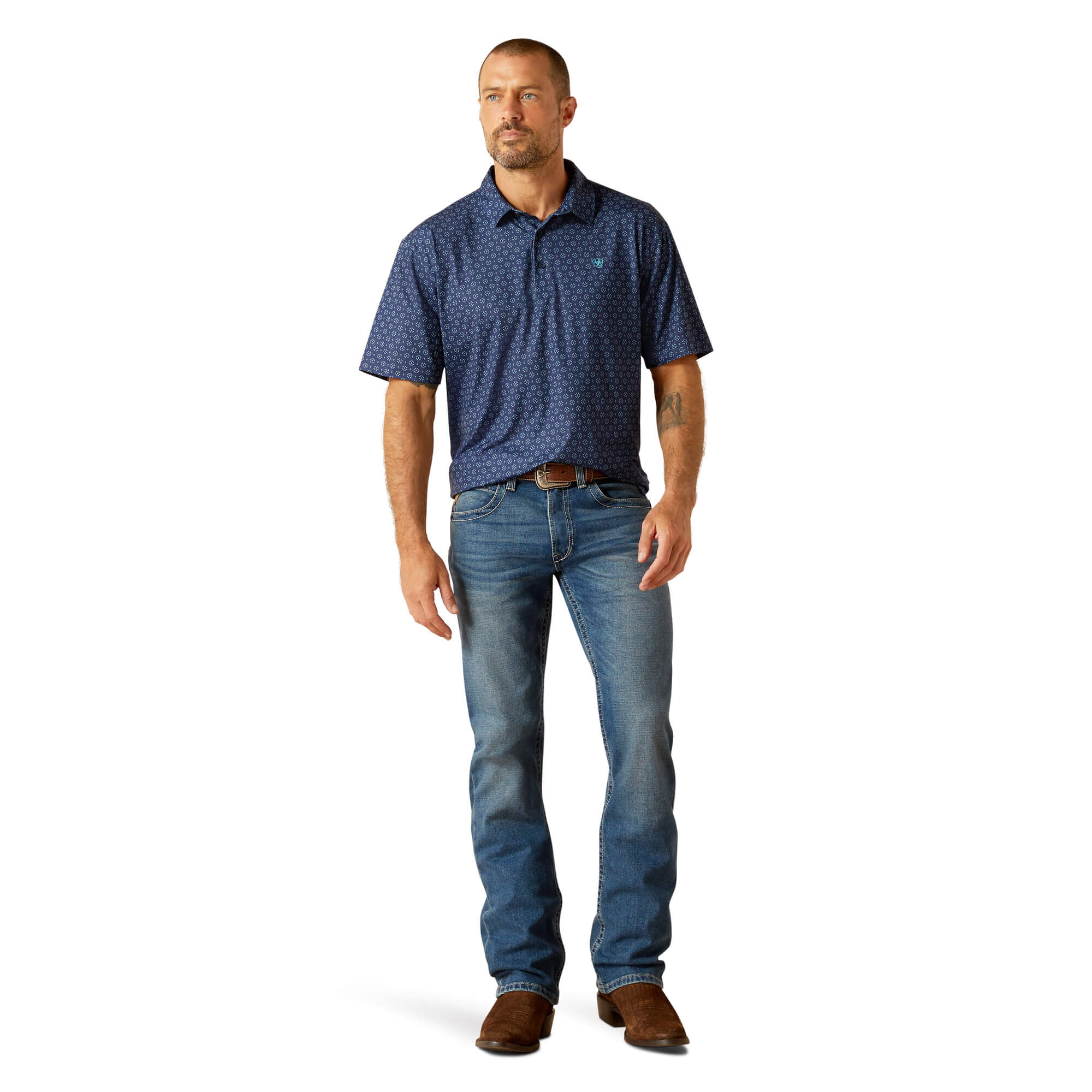 Ariat Blue Depths 360 Airflow Polo