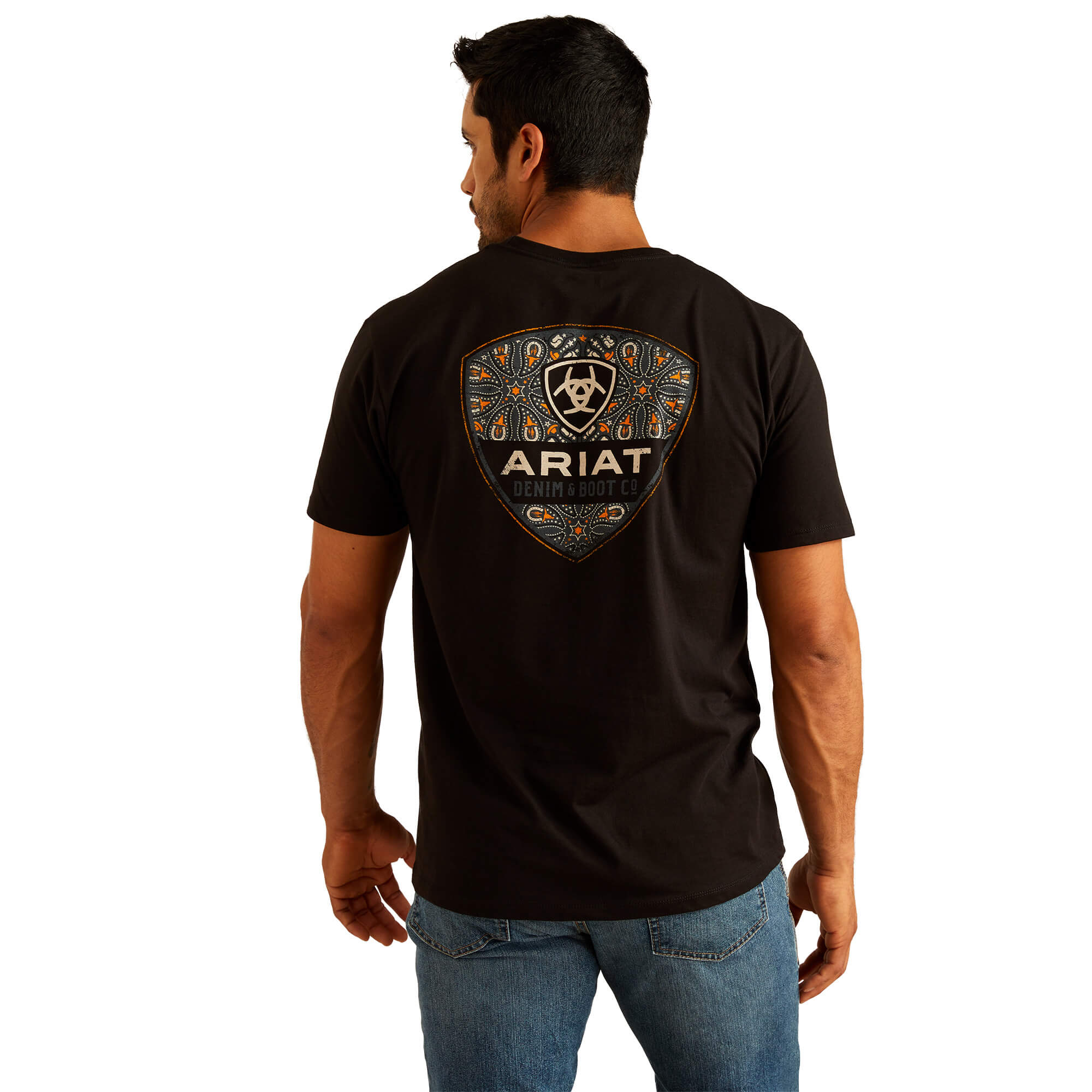 Ariat Black Paisley Shield T-Shirt