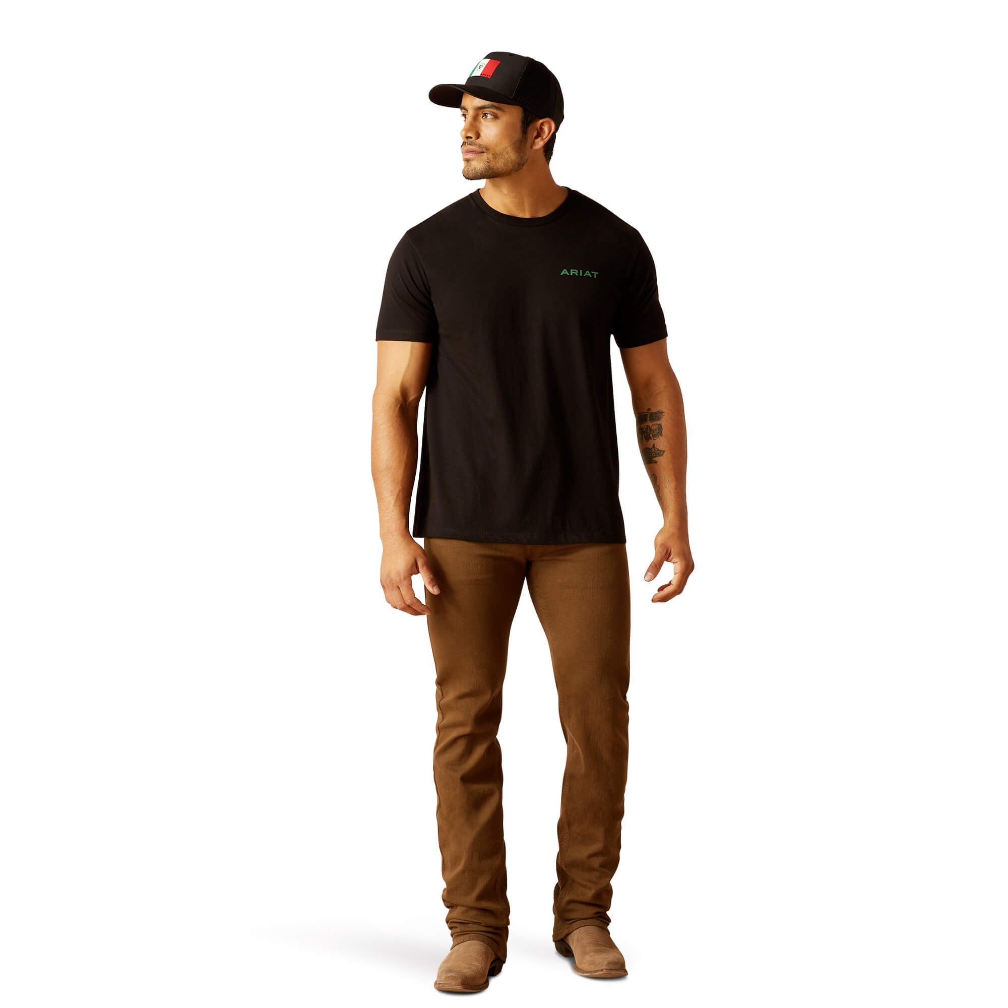 Ariat Black Wooden Badges T-Shirt