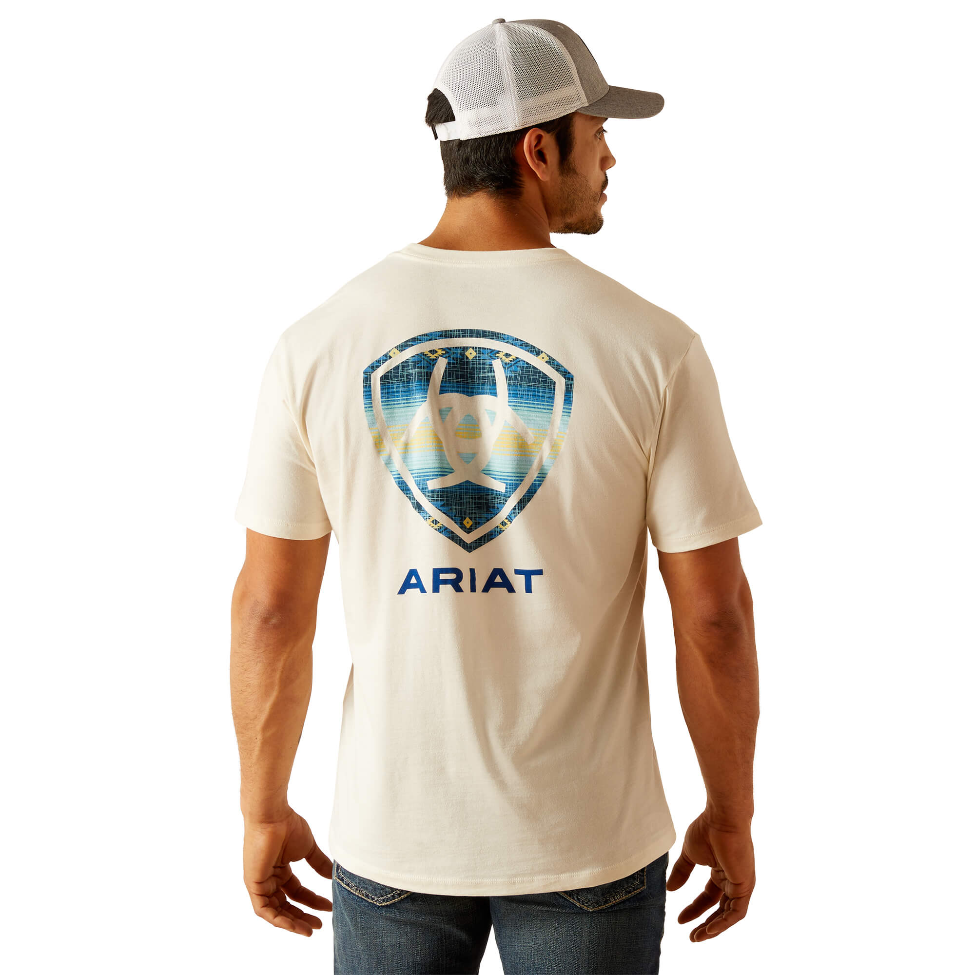 Ariat Off White Shield Logo T-Shirt