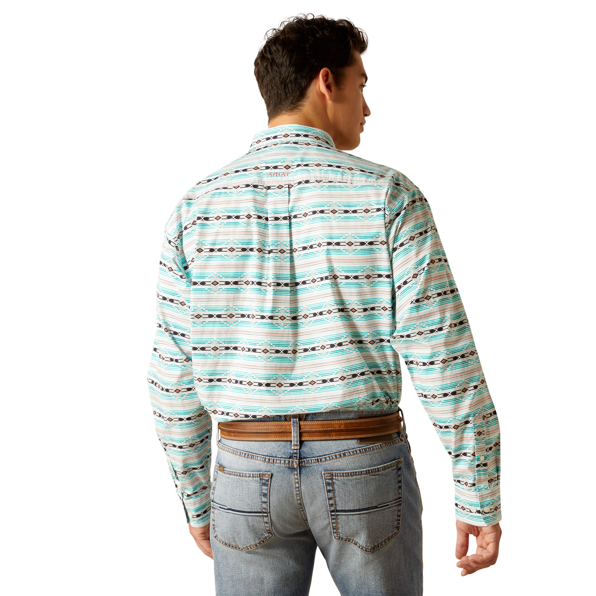 Ariat Ice Green Jefferson Classic Fit Long Sleeve Shirt