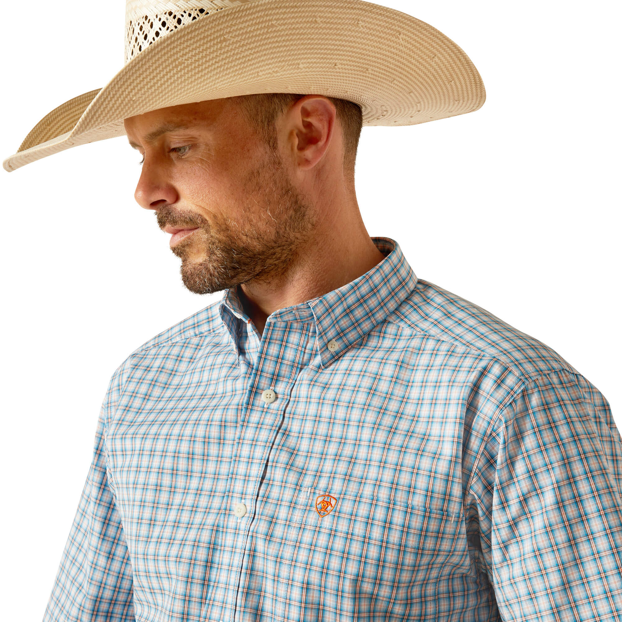 Ariat Blue Pro Richardson Classic Short Sleeve Shirt