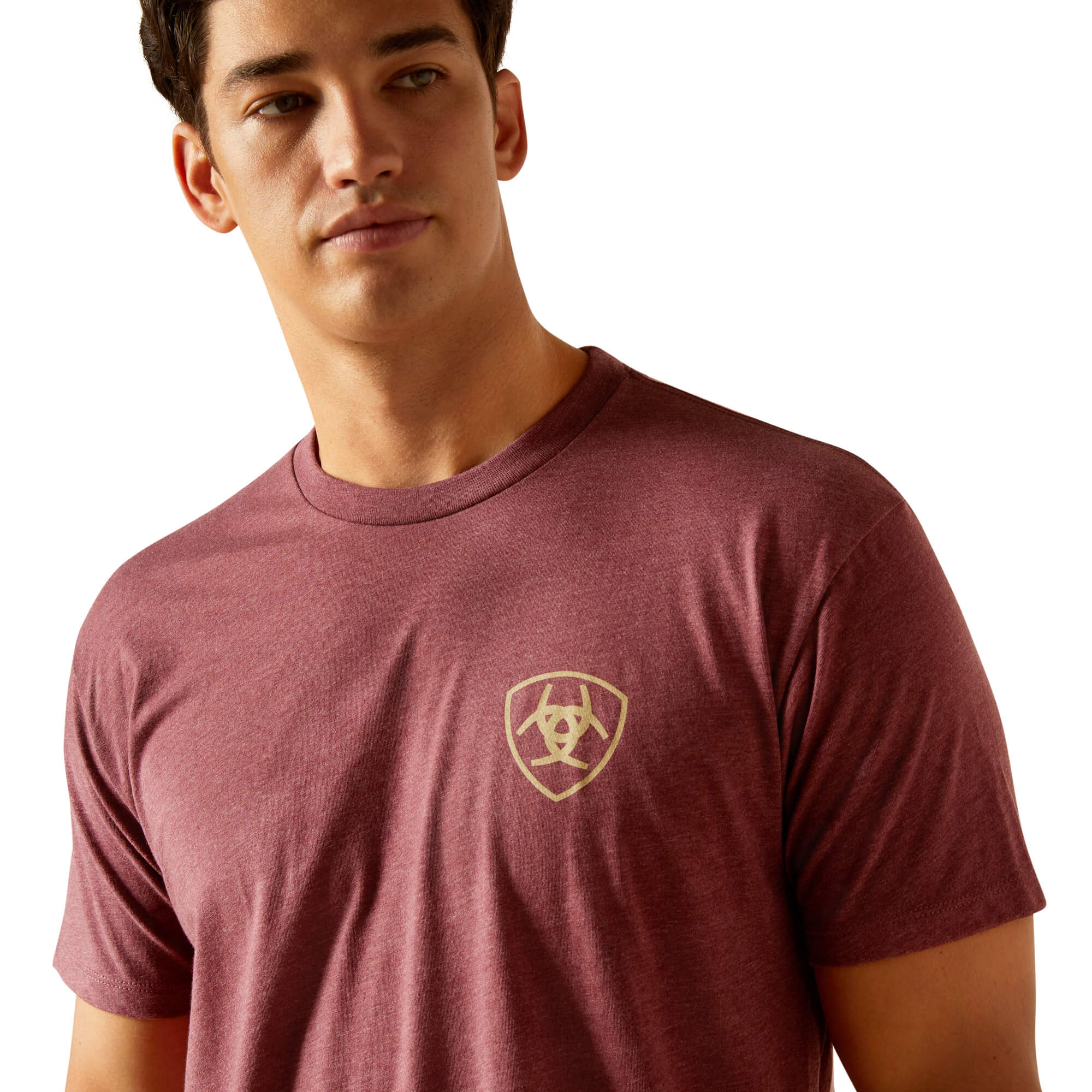 Ariat Burgundy Heather Serape Fill T-Shirt