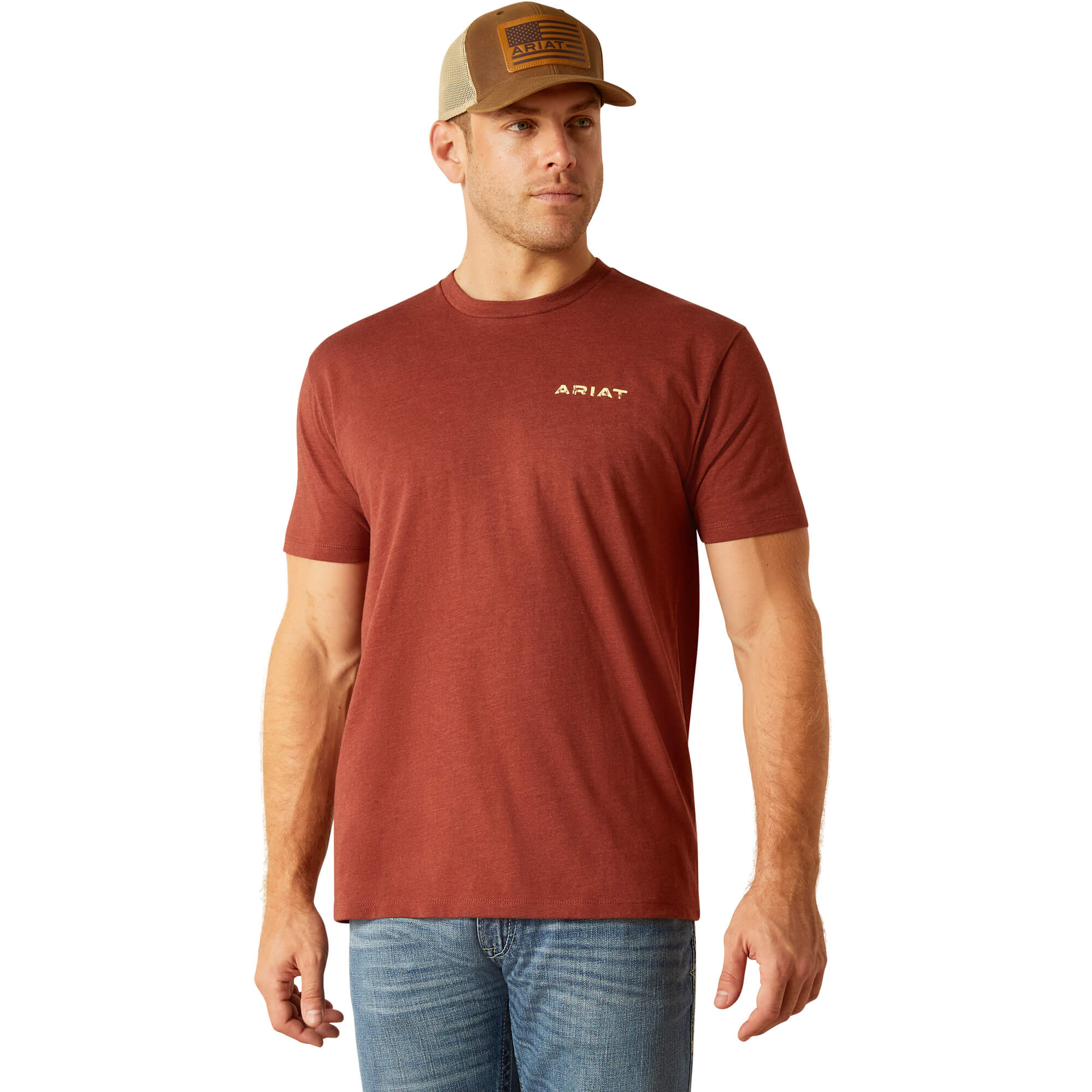 Ariat Rusty Heather Southwestern Cacti T-Shirt