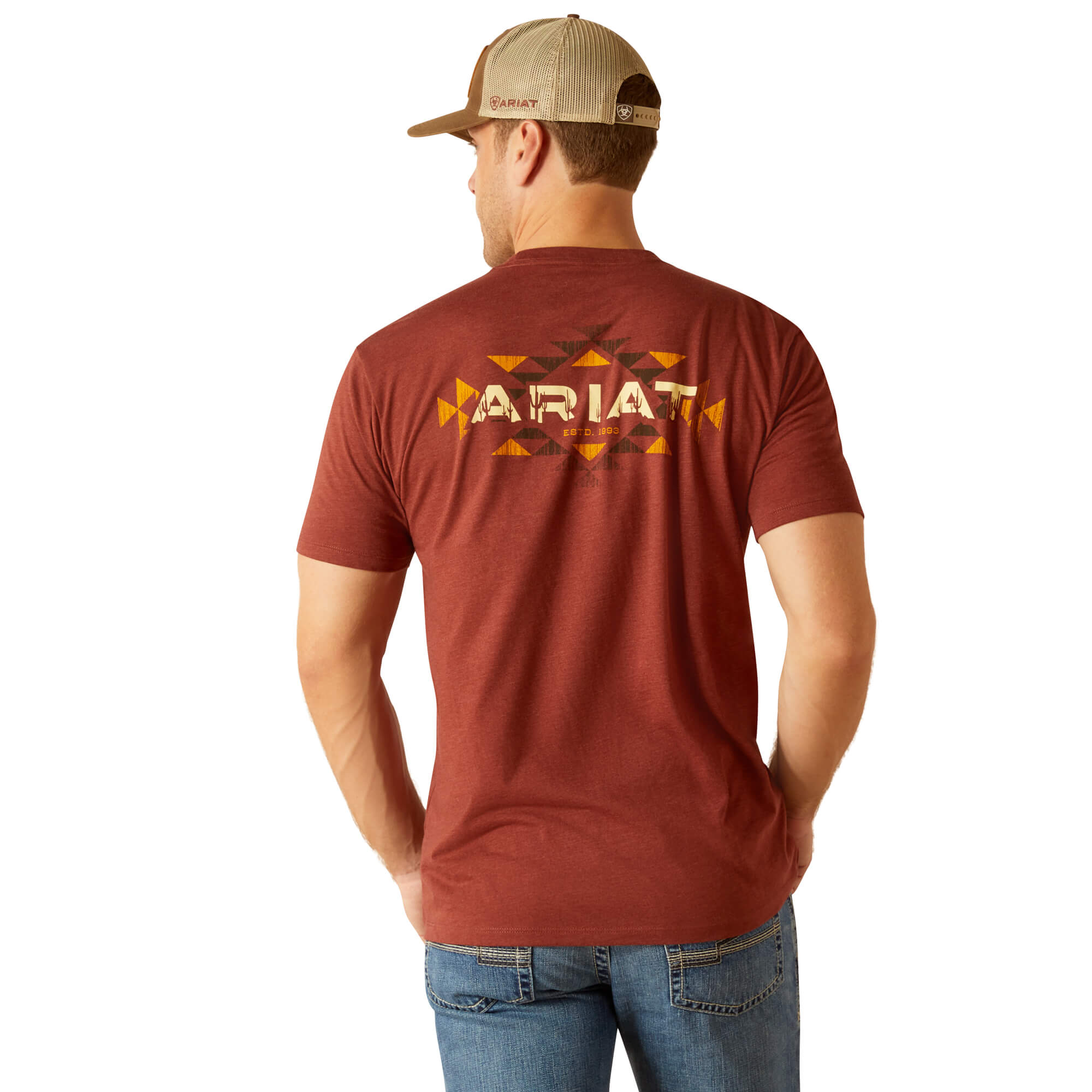 Ariat Rusty Heather Southwestern Cacti T-Shirt