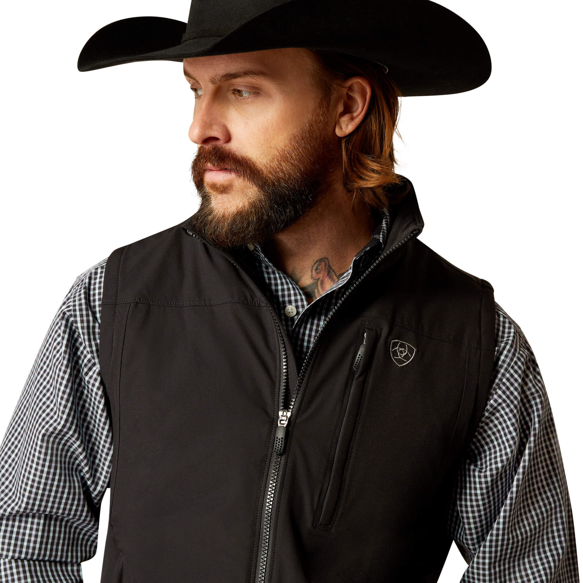 Ariat Black Pioneer Stretchshell Vest