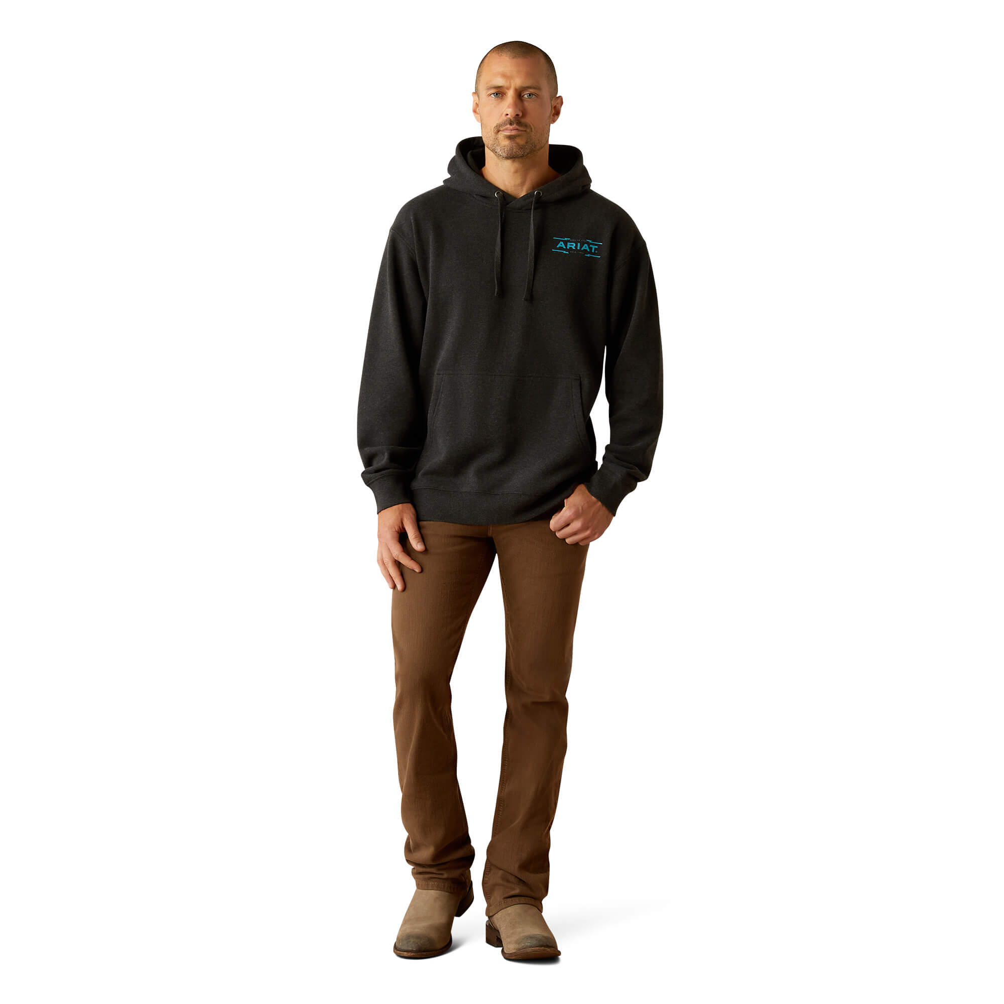 Ariat Black Heather Diamond Canyon Hoodie