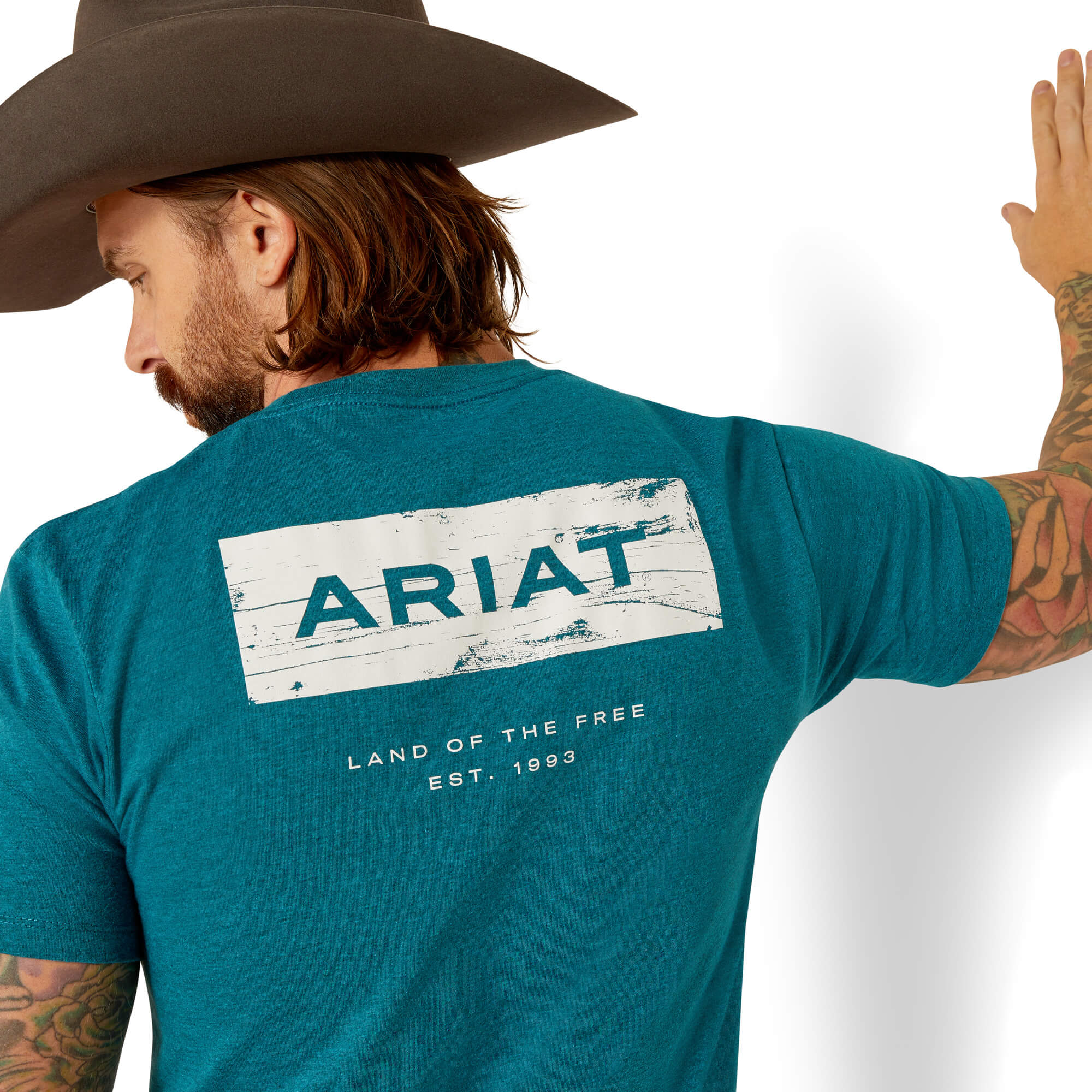 Ariat Cyan Black Heather Stacks T-Shirt