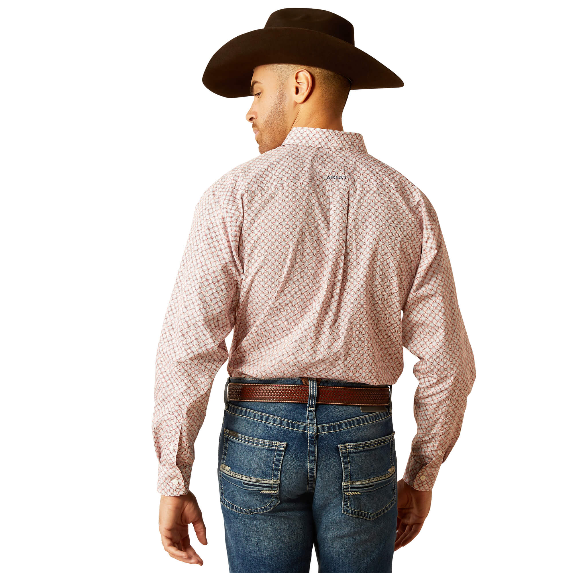 Ariat Wrinkle Free Light Blue Larson Classic Fit Long Sleeve Shirt