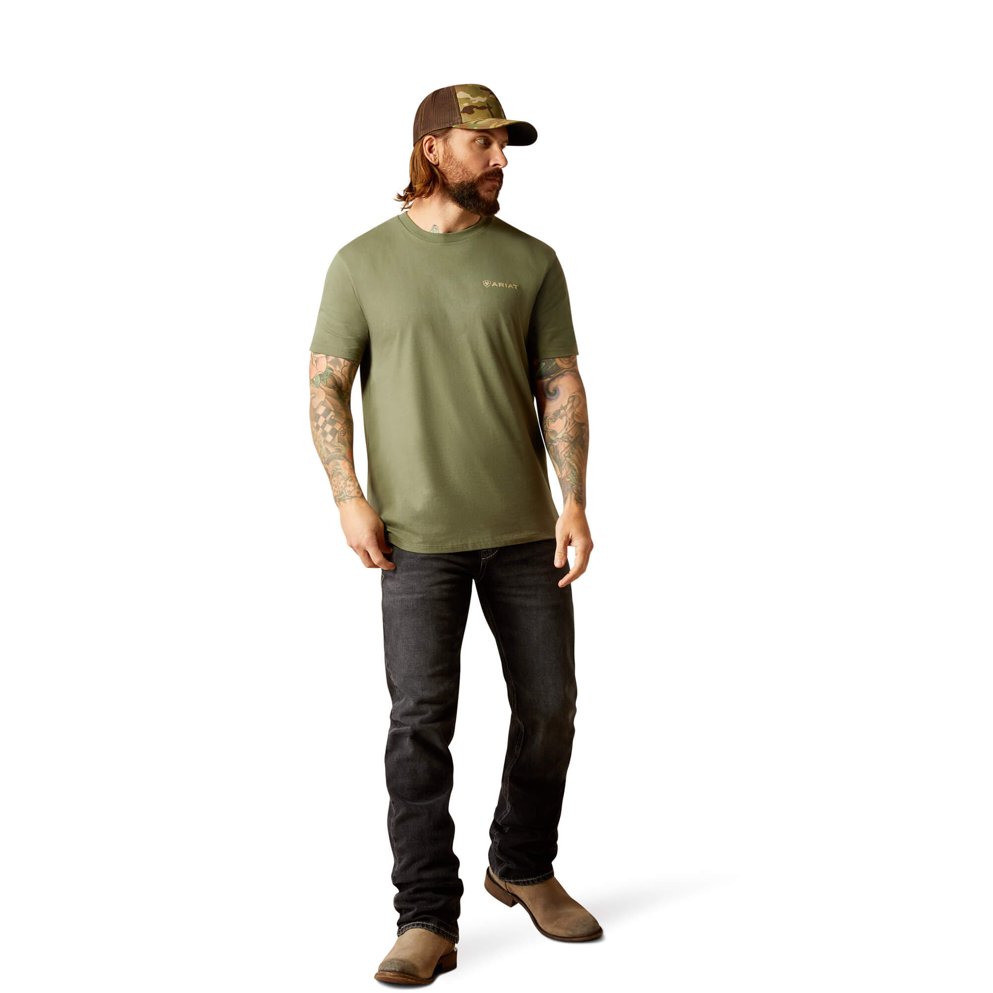Ariat Surplus Green Duck T-Shirt