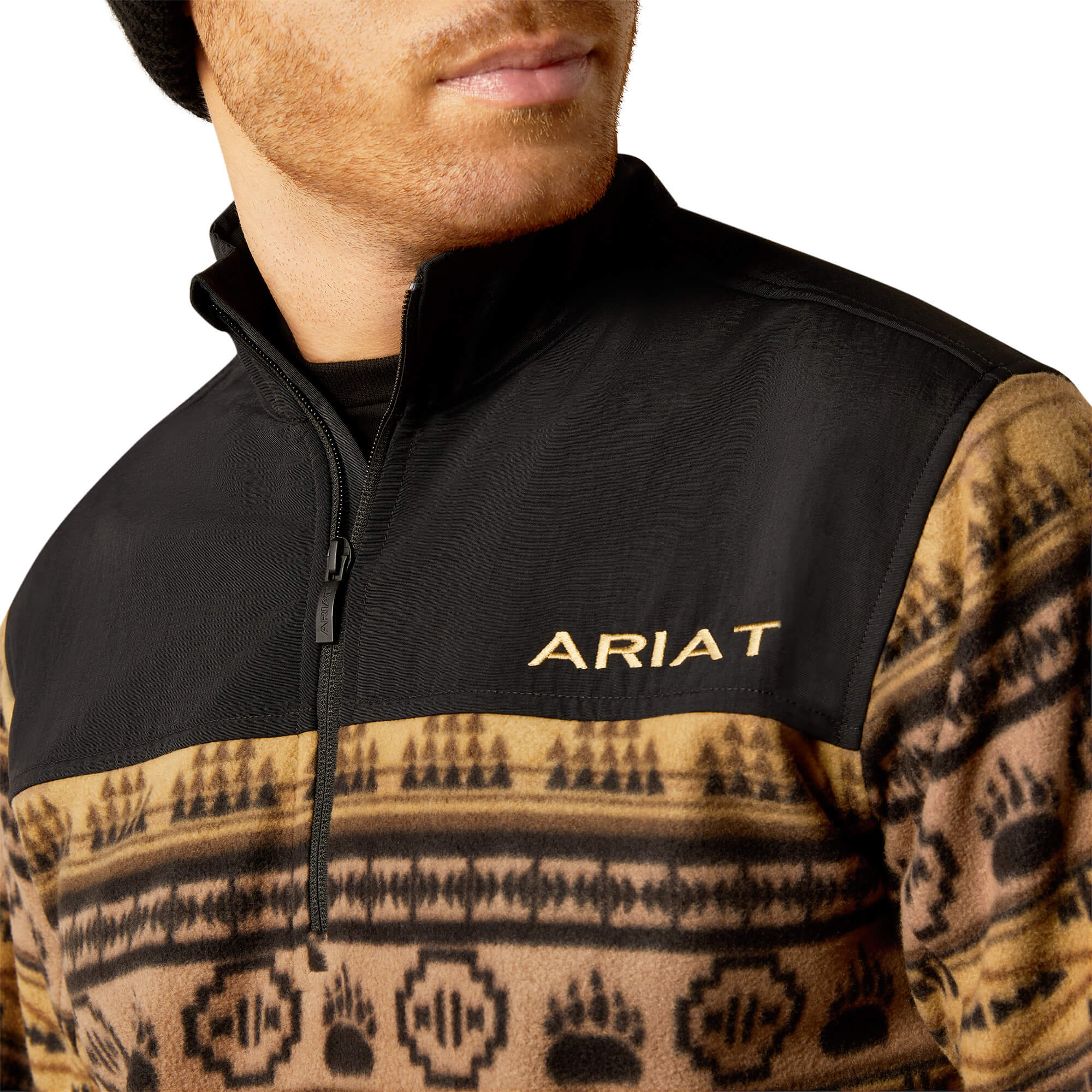 Ariat Brown Basis 2.0 1/4 Zip Sweatshirt