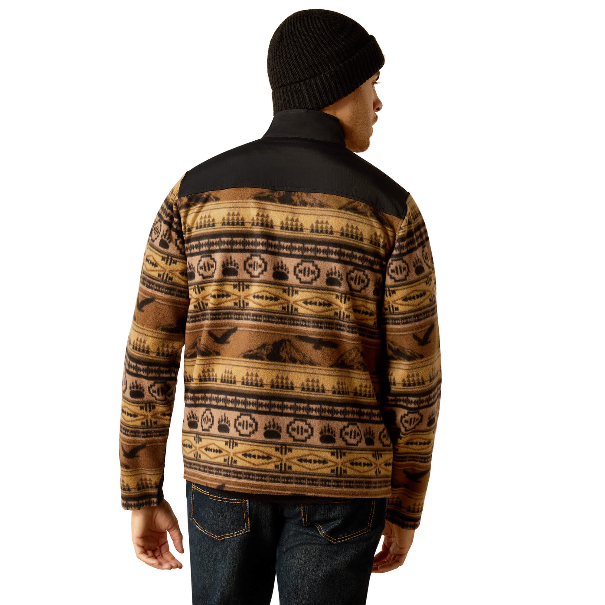 Ariat Brown Basis 2.0 1/4 Zip Sweatshirt