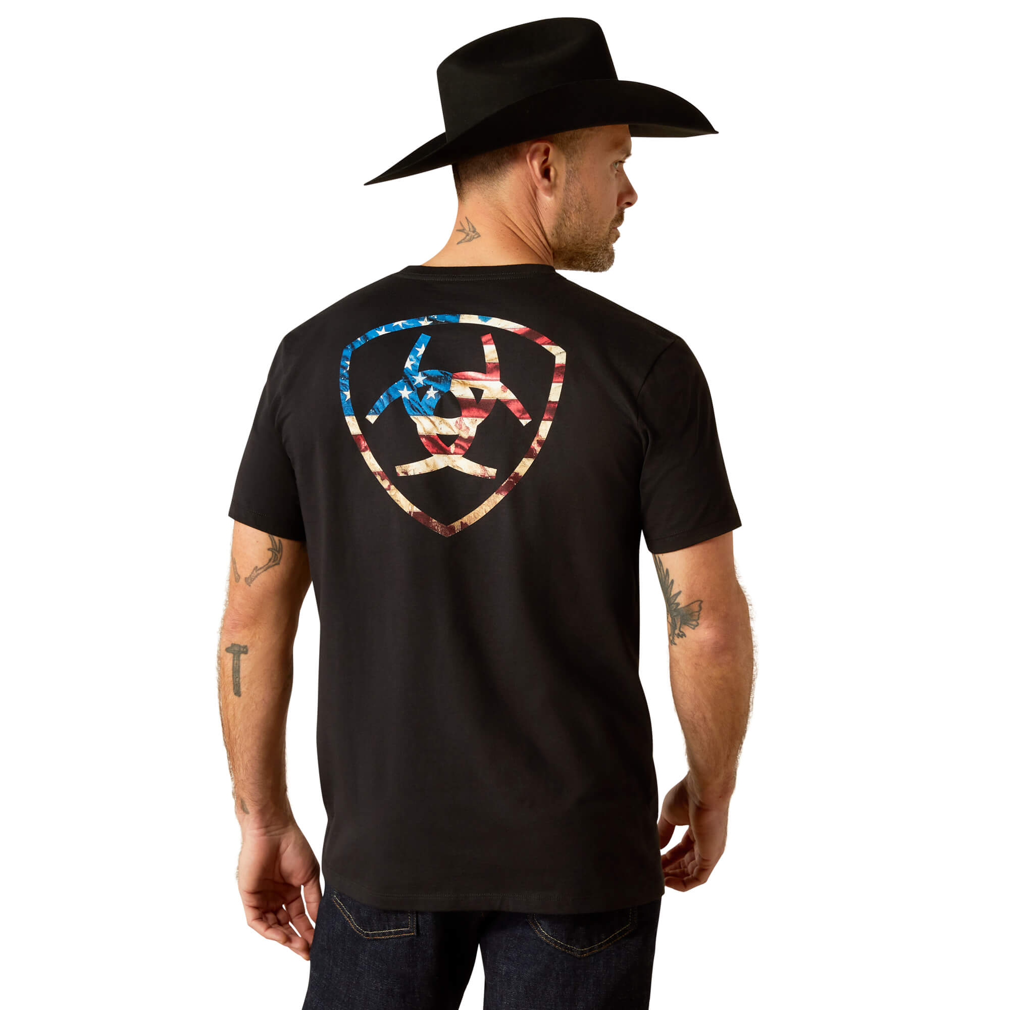 Ariat Black Rugged American Shield T-Shirt