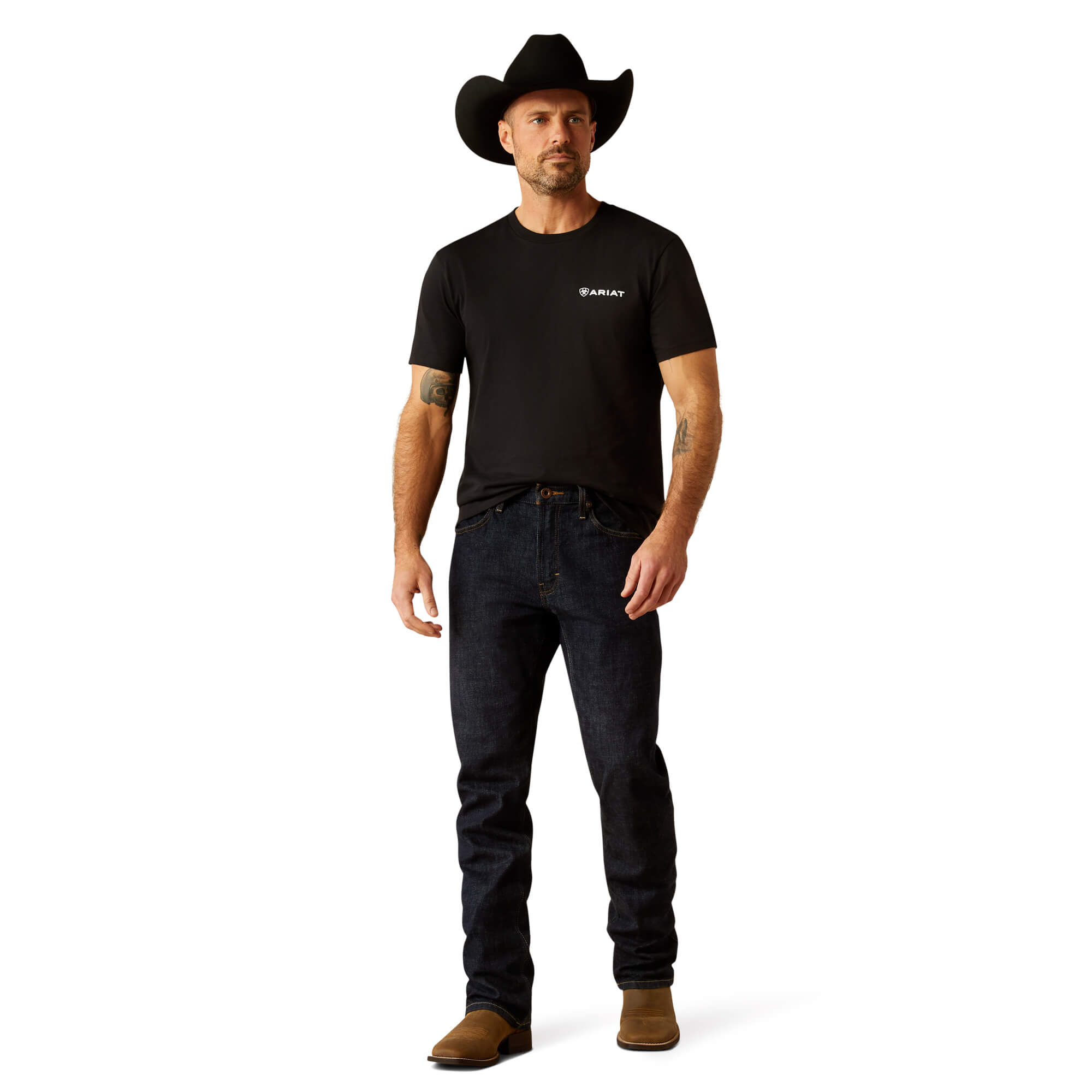 Ariat Black Rugged American Shield T-Shirt