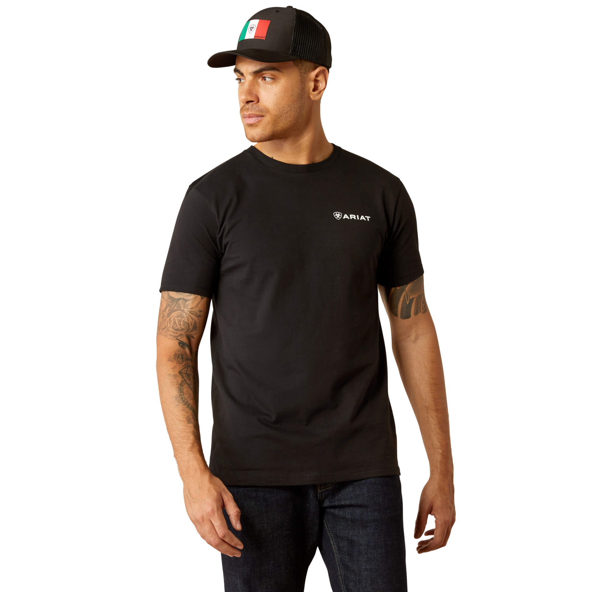 Ariat Black Viva Mexico Wood T-Shirt