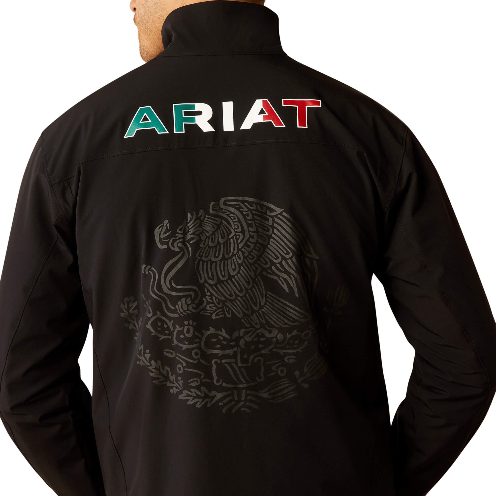 Ariat Black Pioneer Stretchshell Mexico Jacket