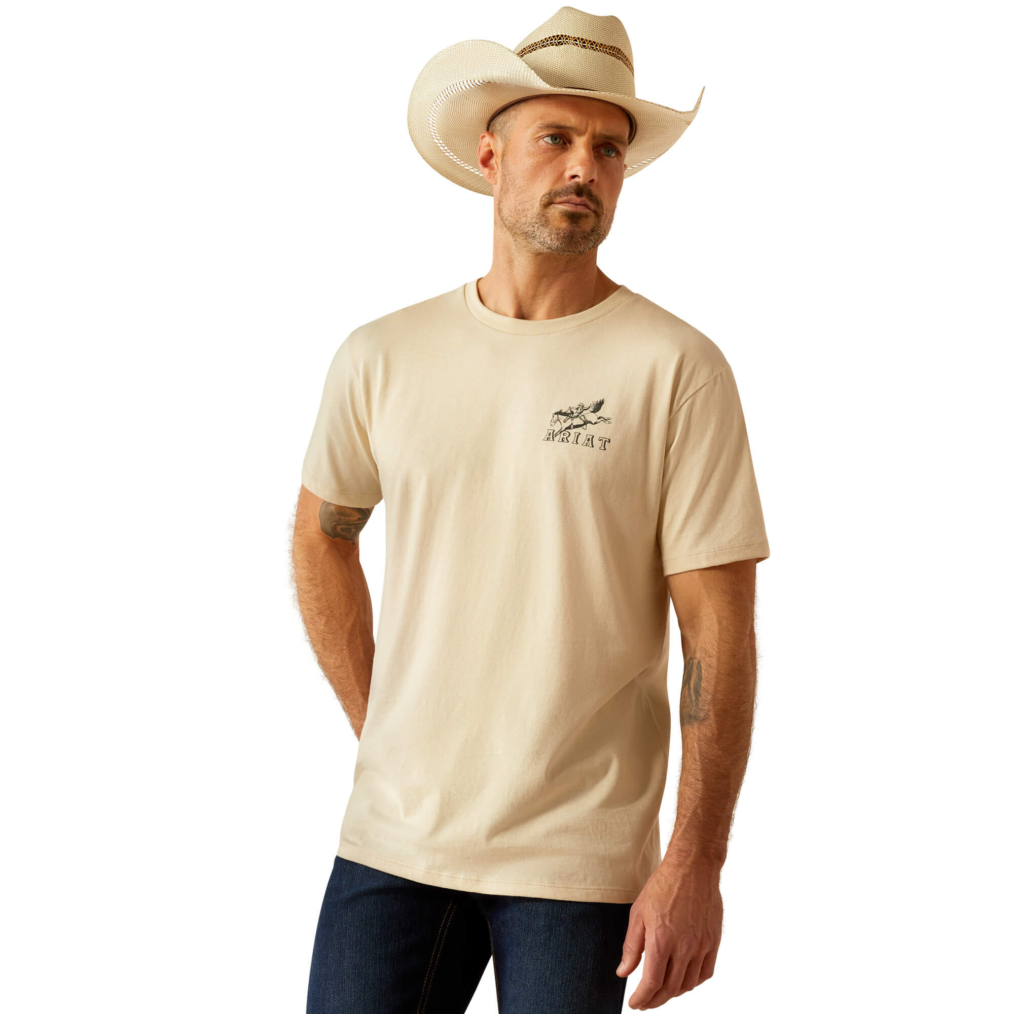 Ariat Natural Bronc Riding Heritage T-Shirt