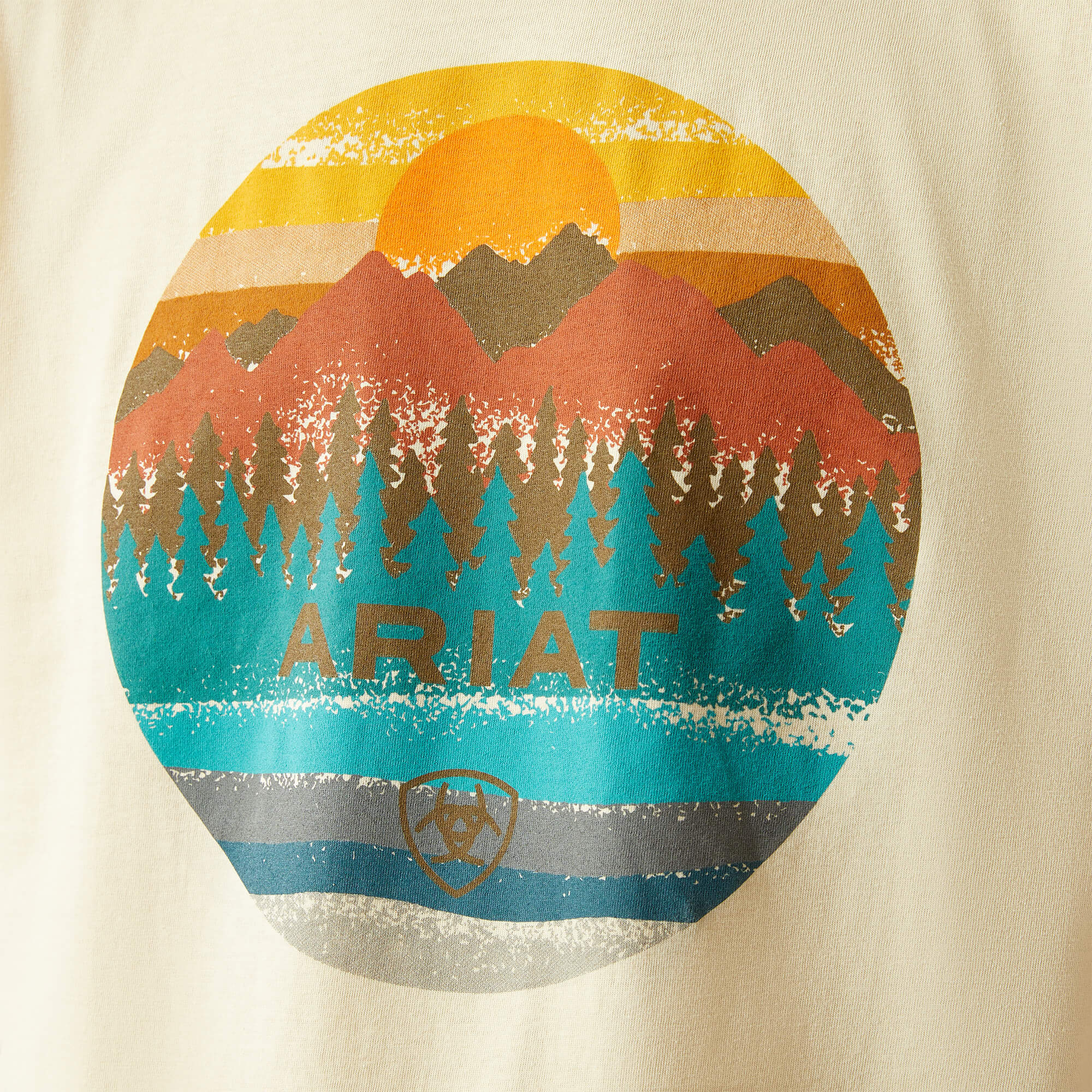 Ariat Wood Ash Grit Scene T-Shirt