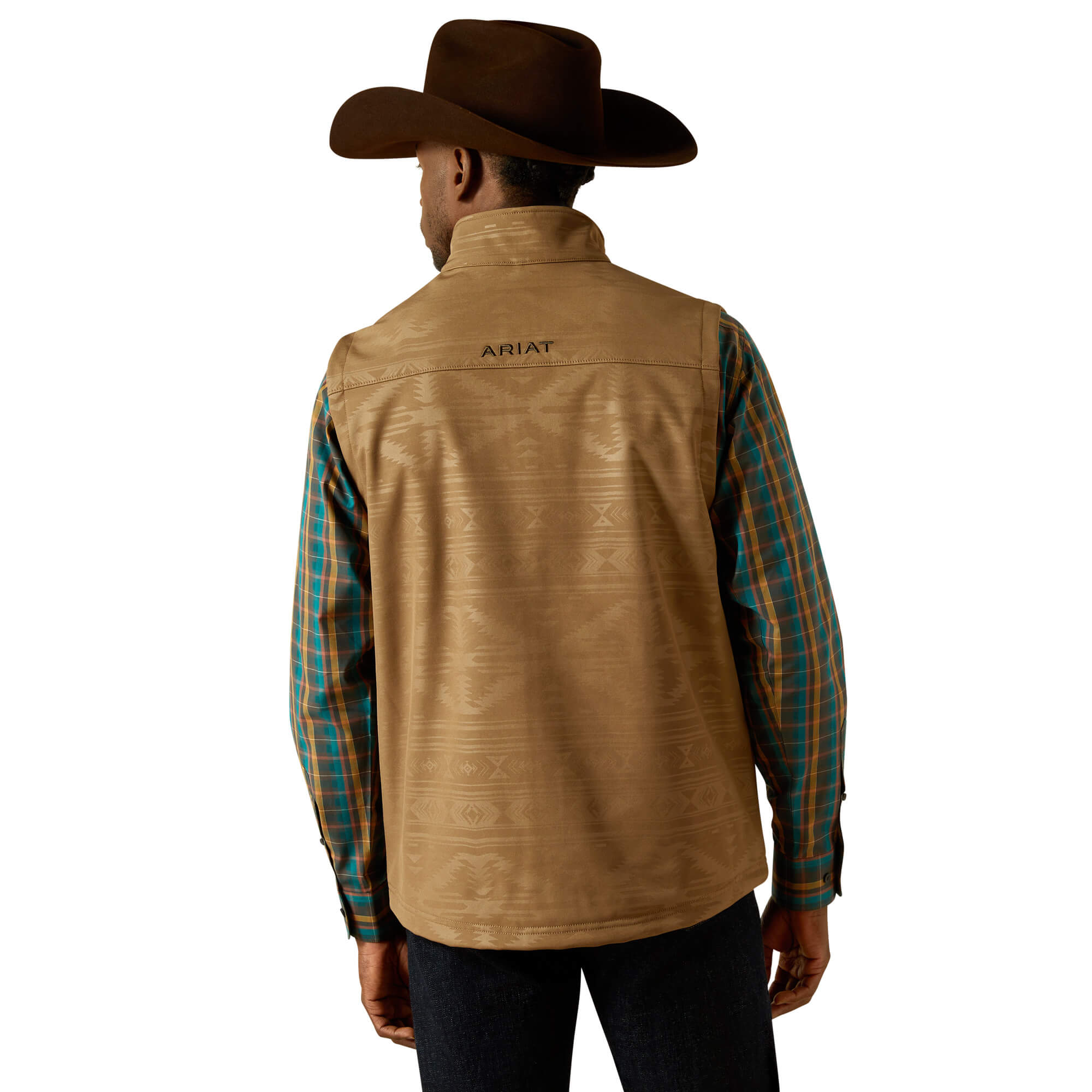 Ariat Khaki Southwest Vernon Softshell Vest