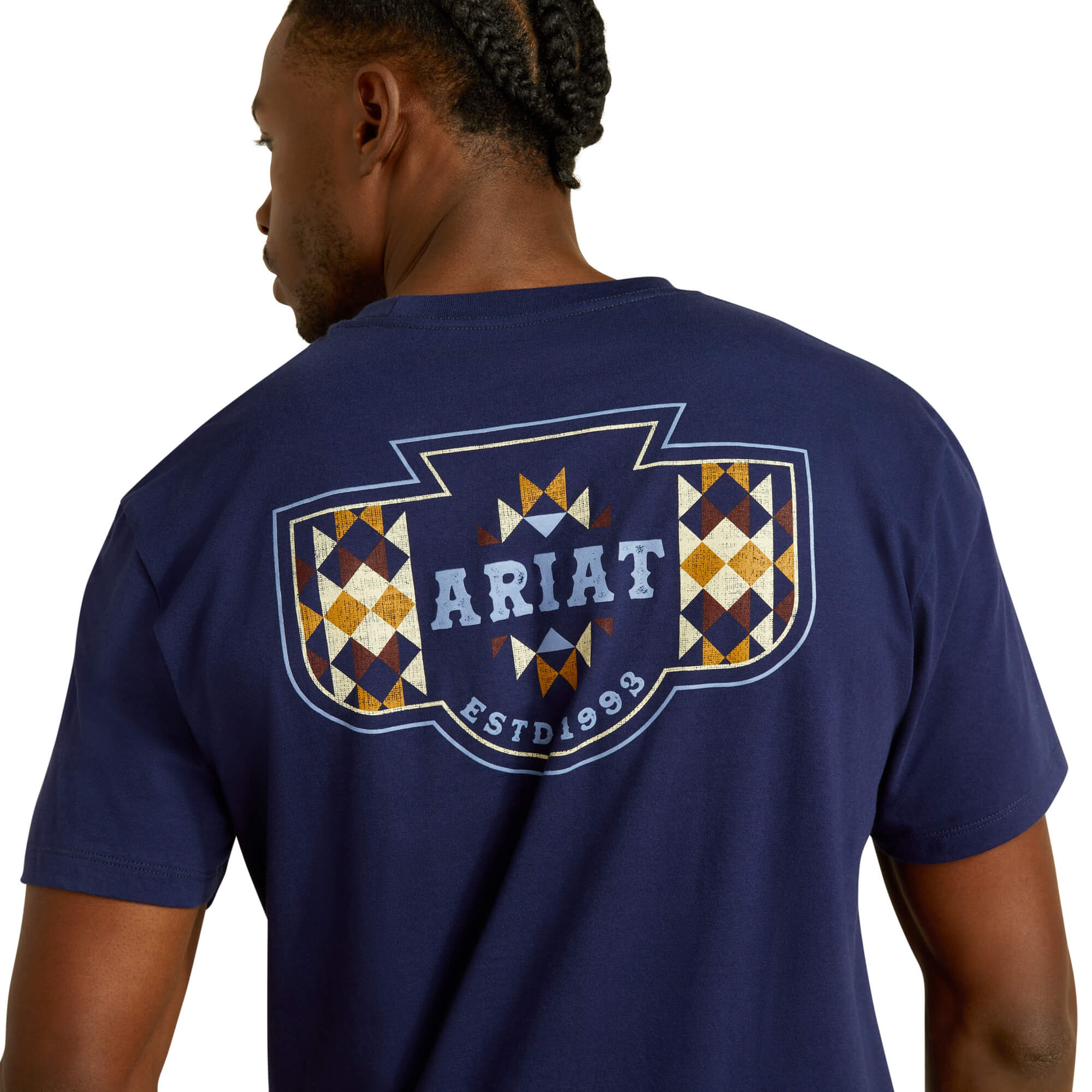 Ariat Medieval Blue Woven West T-Shirt