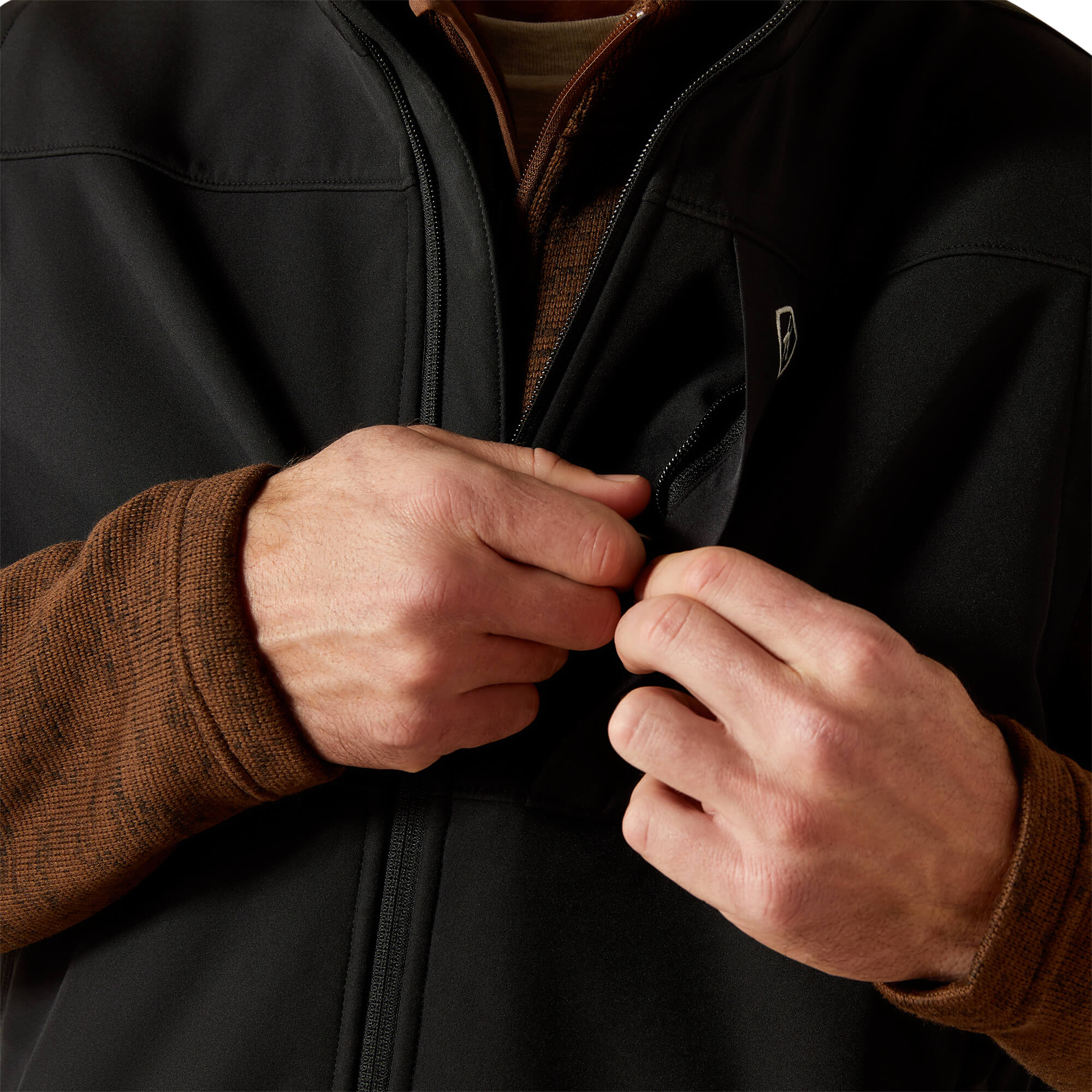 Ariat Black Vernon Softshell Vest