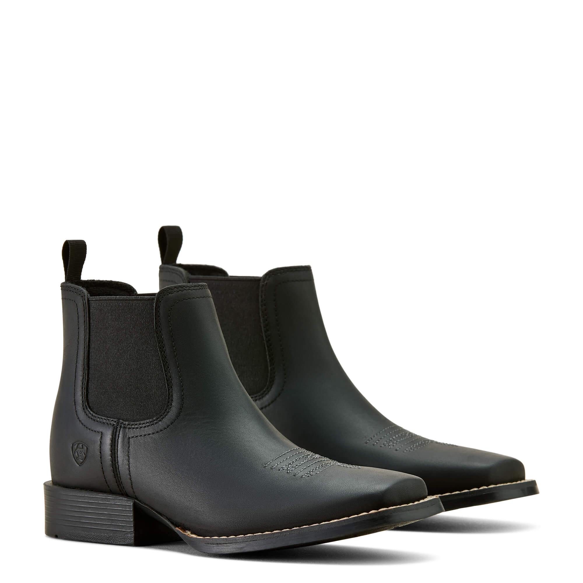 Ariat Youth Tricorn Black Chelsea Booker Western Boot