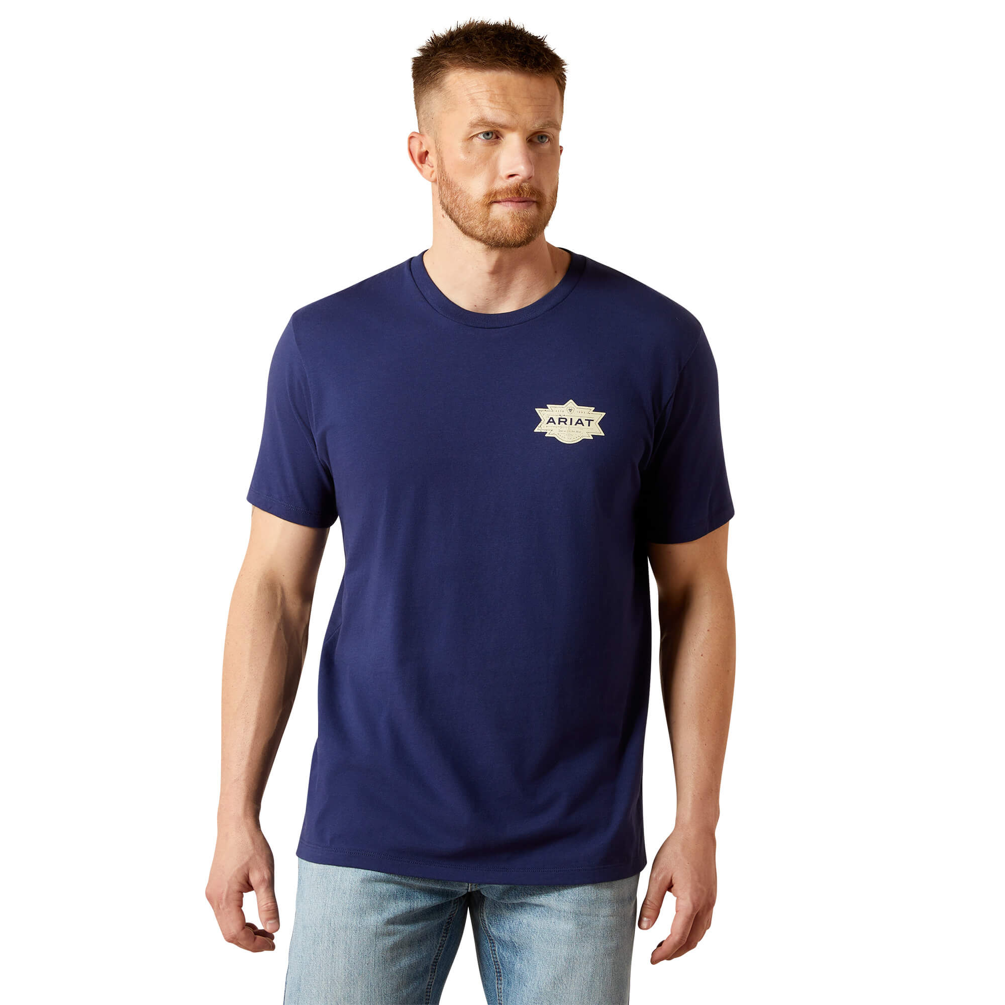 Ariat Medieval Blue Motif Lock Up T-Shirt