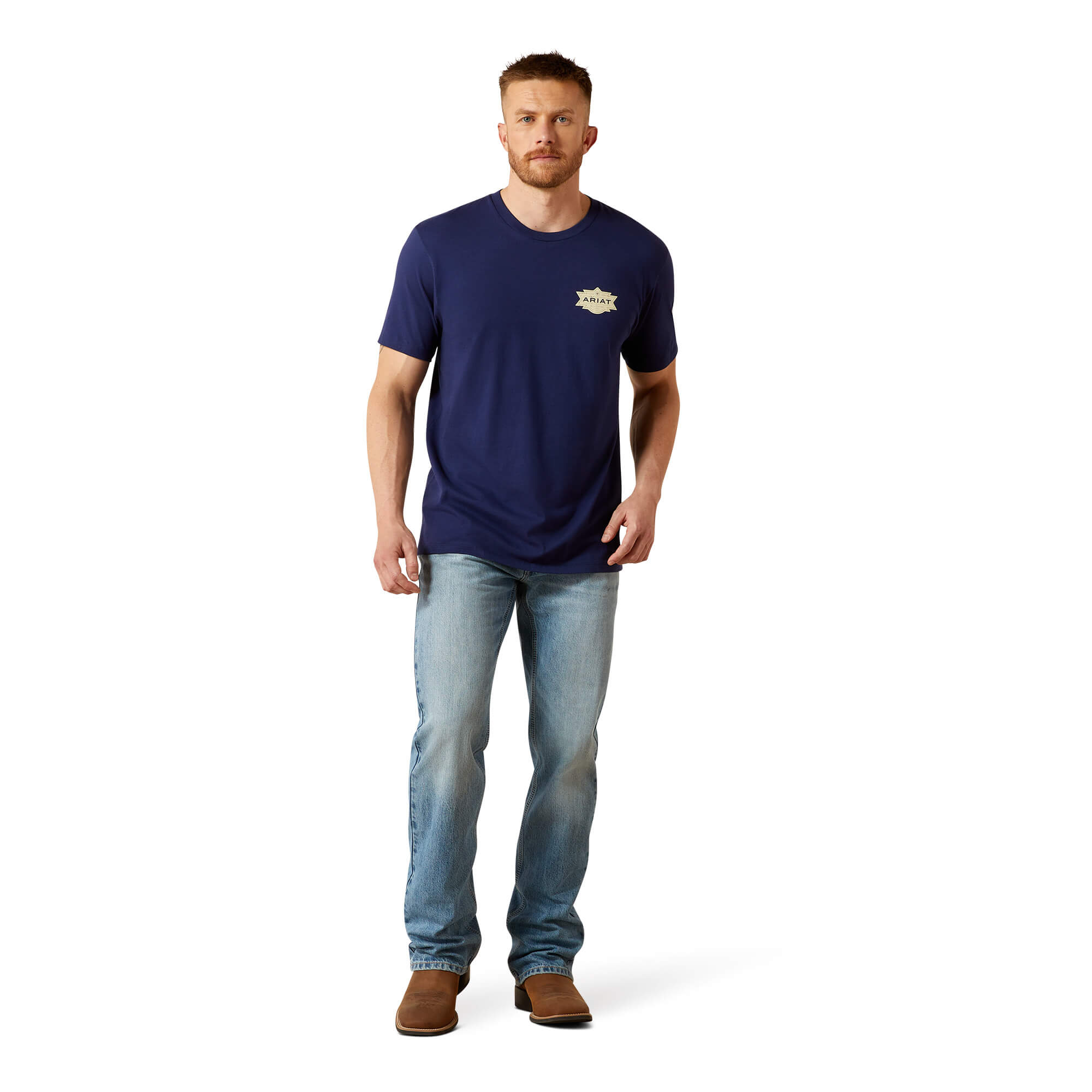 Ariat Medieval Blue Motif Lock Up T-Shirt