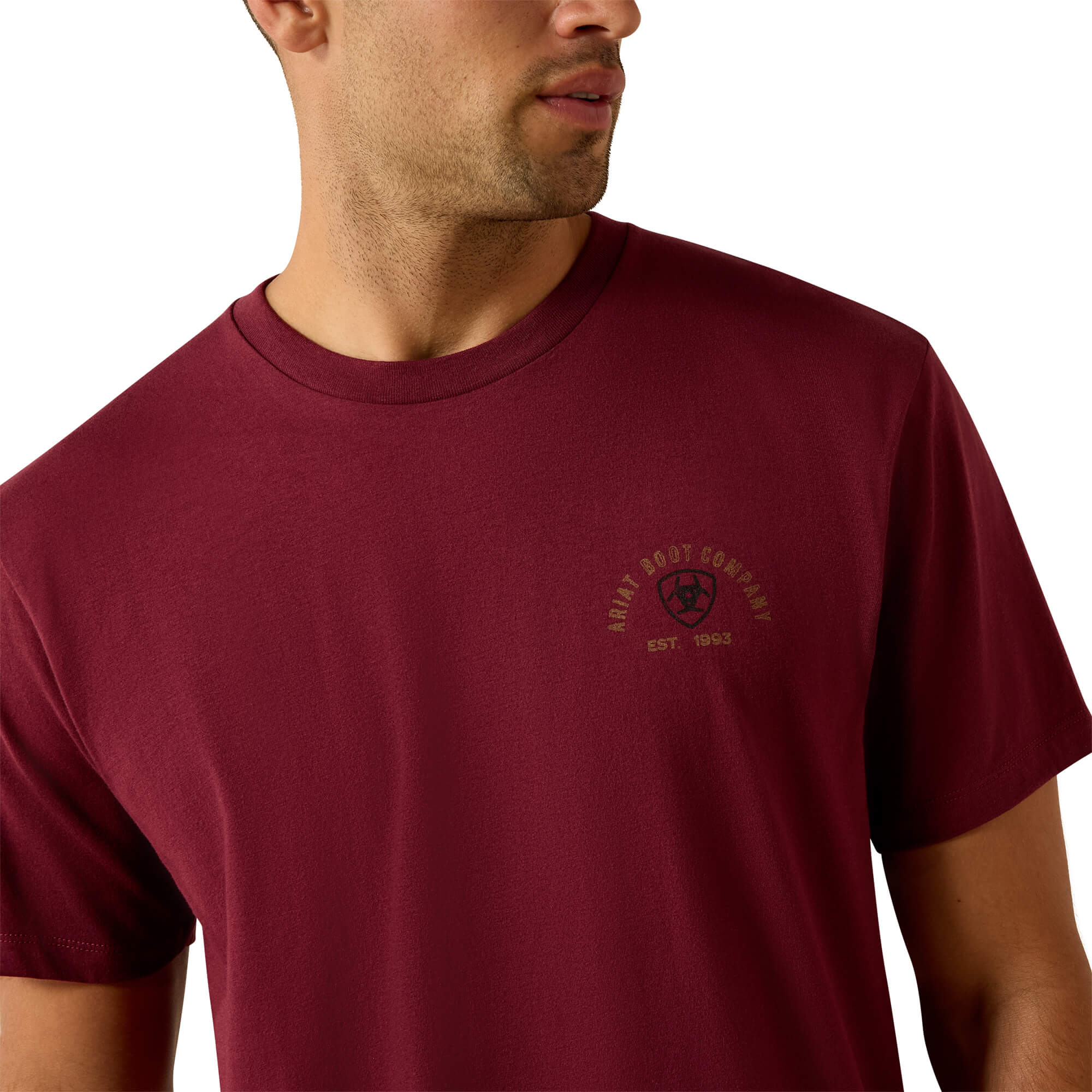 Ariat Maroon Banner Shell Game Classic Fit T-Shirt