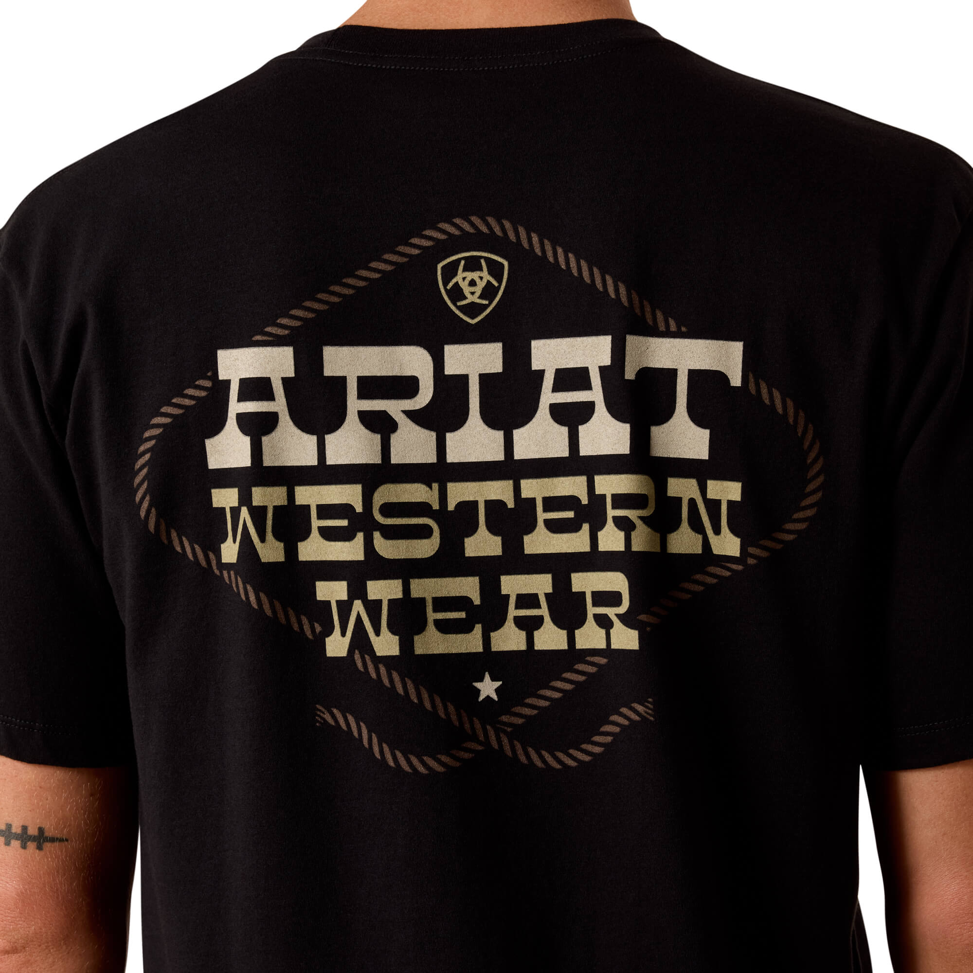 Ariat Black Country and Western Lockup T-Shirt