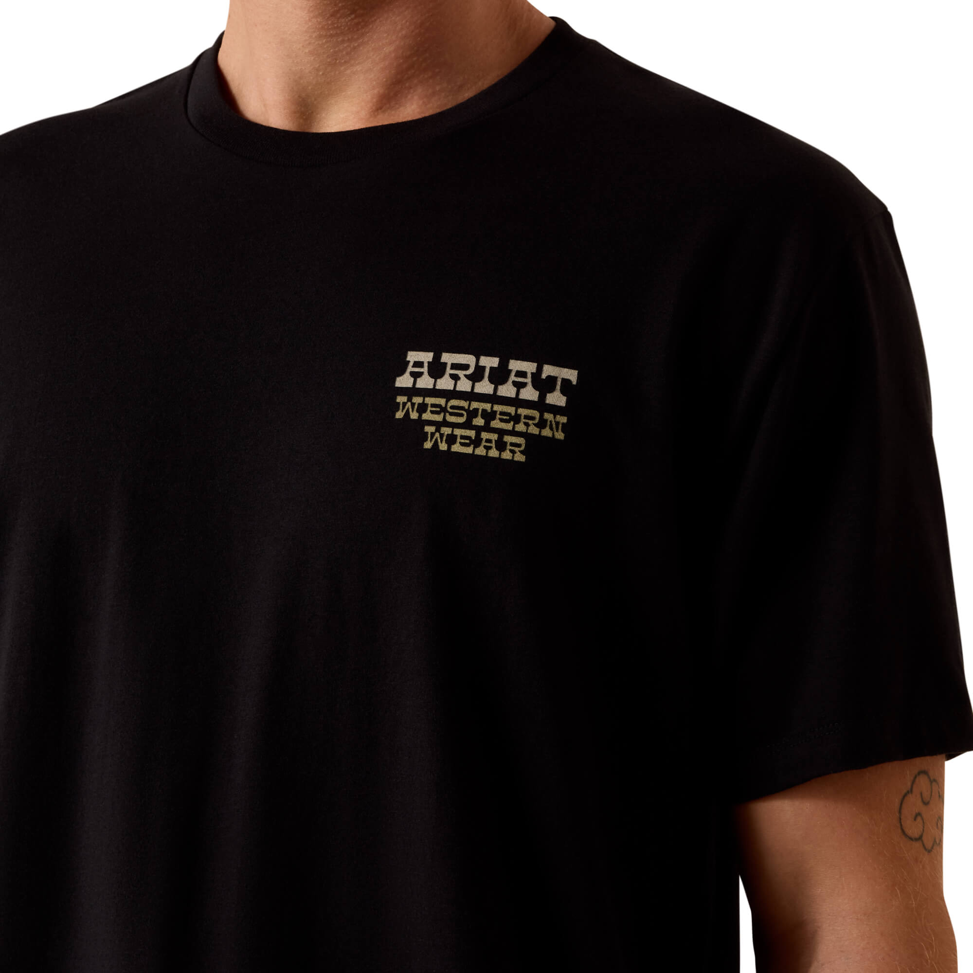 Ariat Black Country and Western Lockup T-Shirt