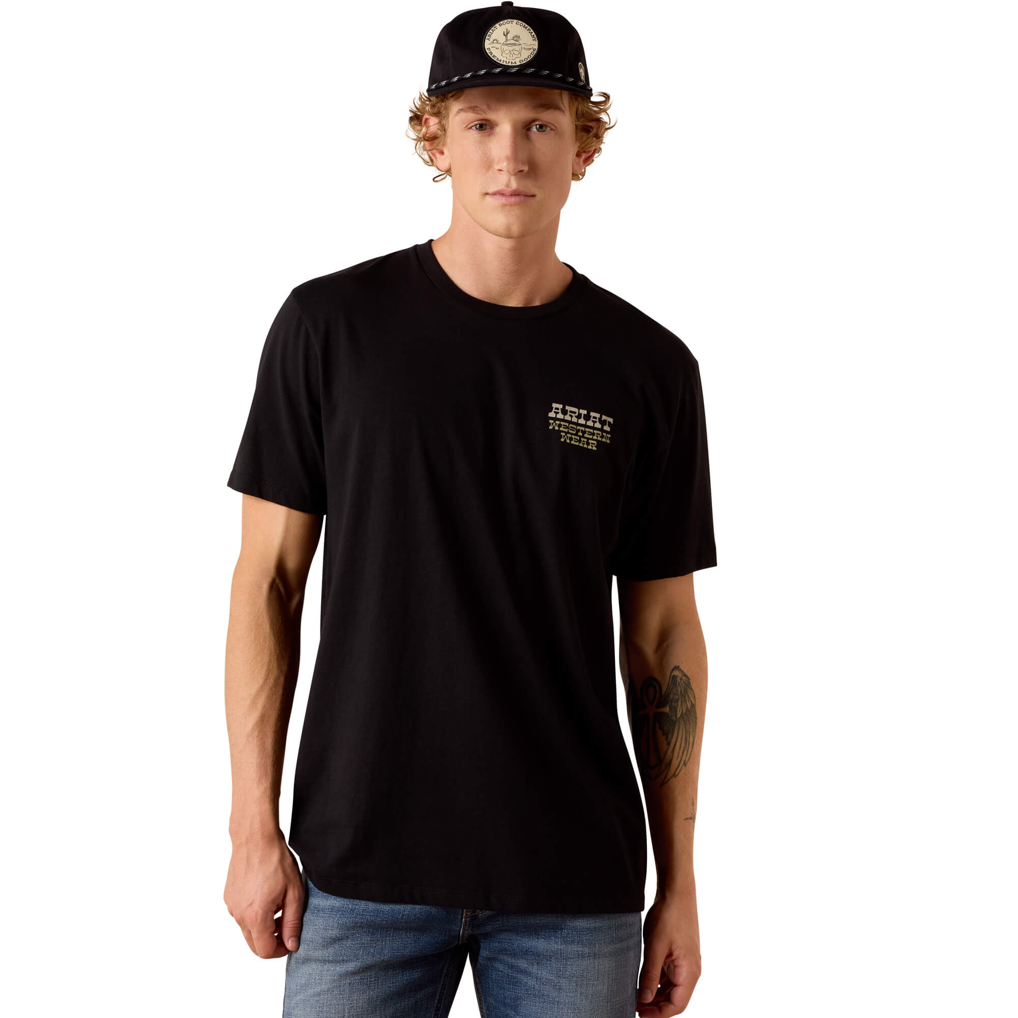 Ariat Black Country and Western Lockup T-Shirt