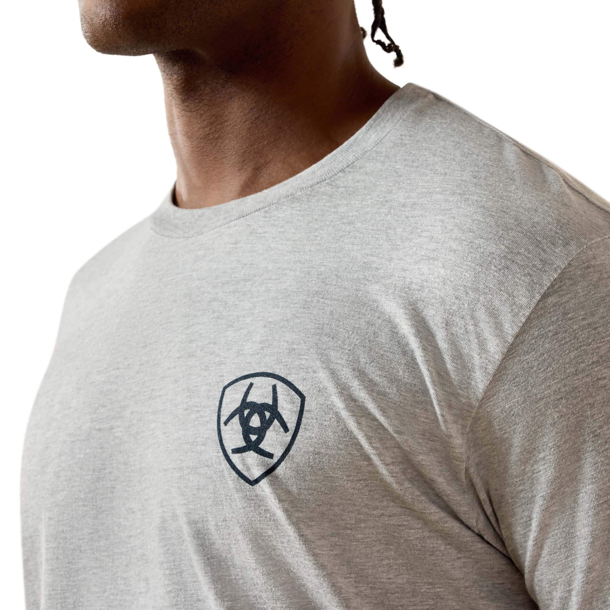 Ariat Grey Heather Banner Badge T-Shirt