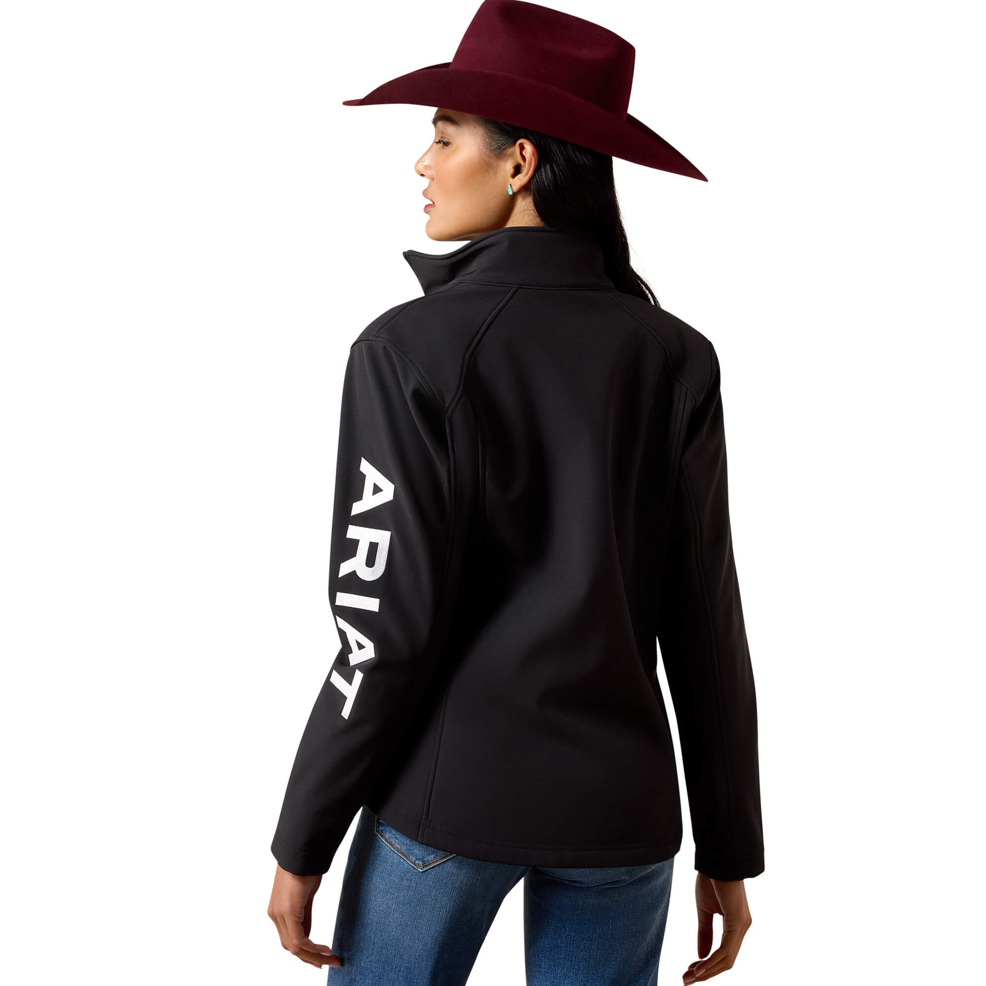 Ariat Women's Black Logo Softshell Jacket