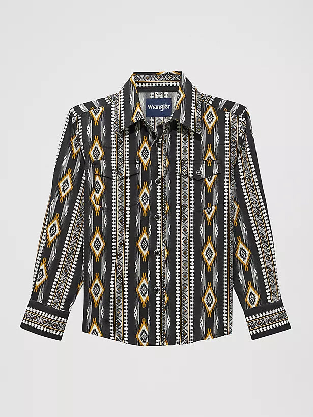 Wrangler Boys Checotah Long Sleeve Shirt