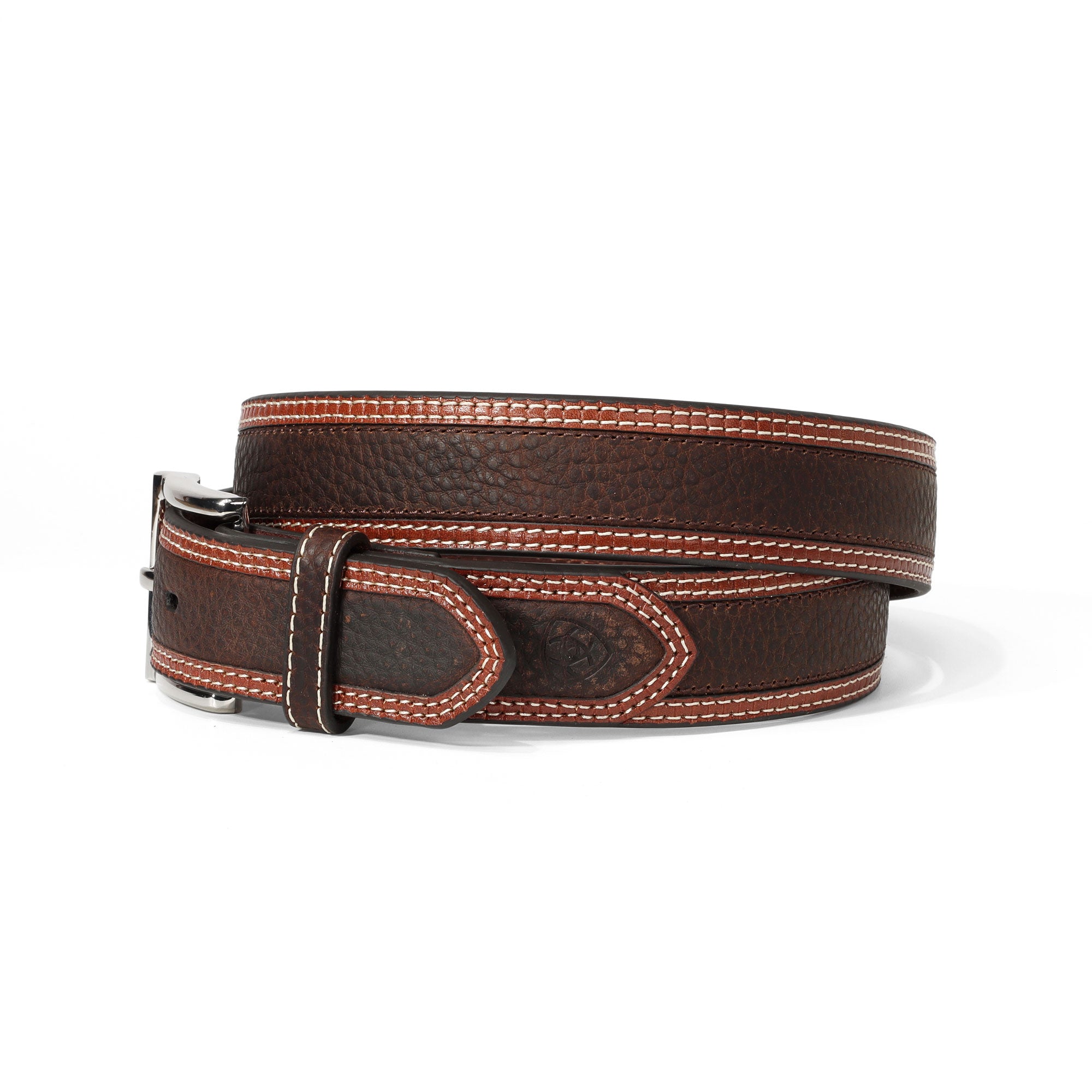 Ariat Brown Two Tone Design Belt