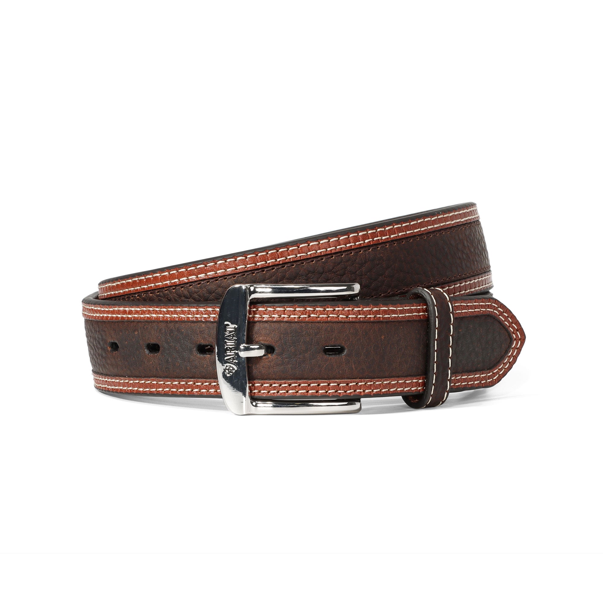 Ariat Brown Two Tone Design Belt