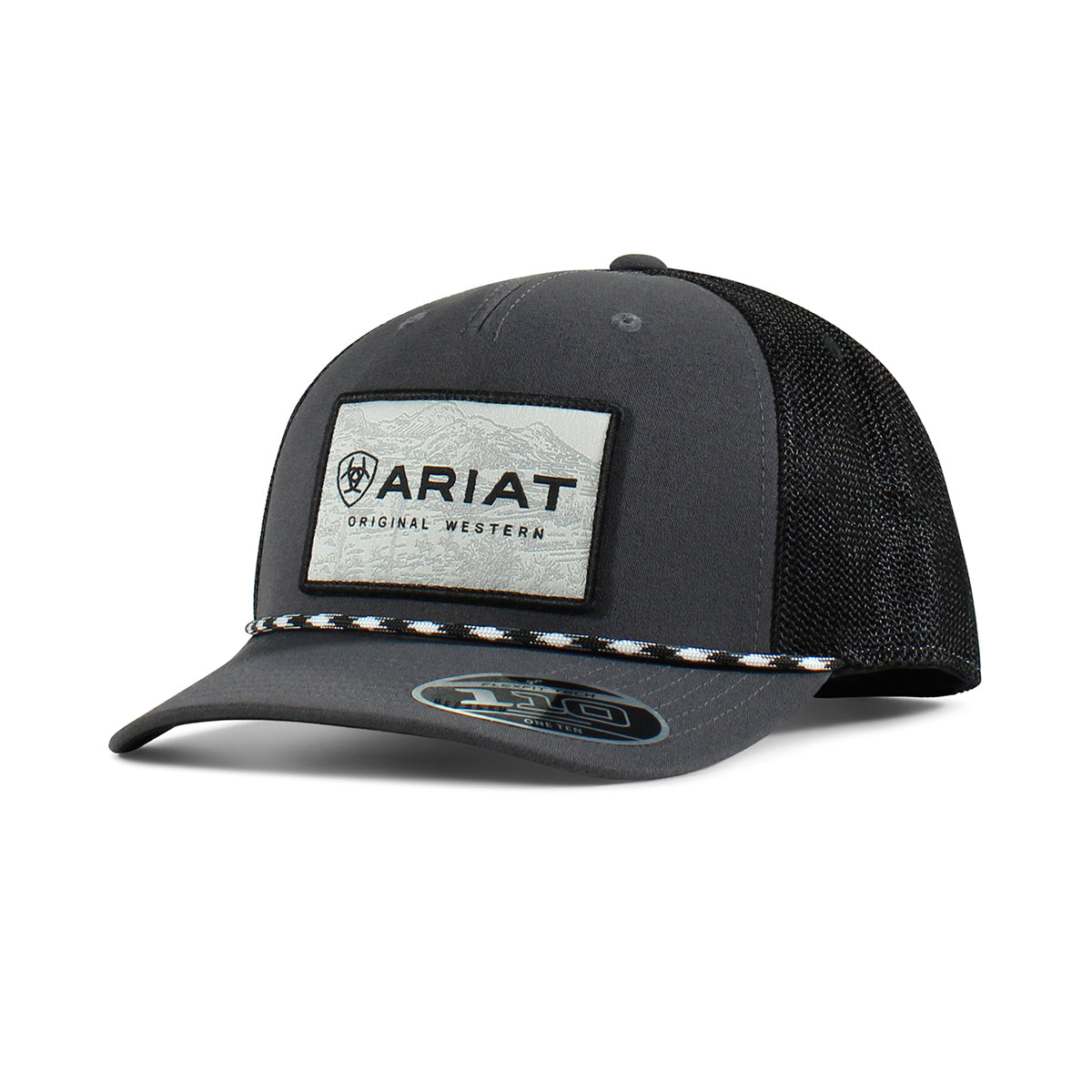 Ariat Brown Scene Logo Patch Cap