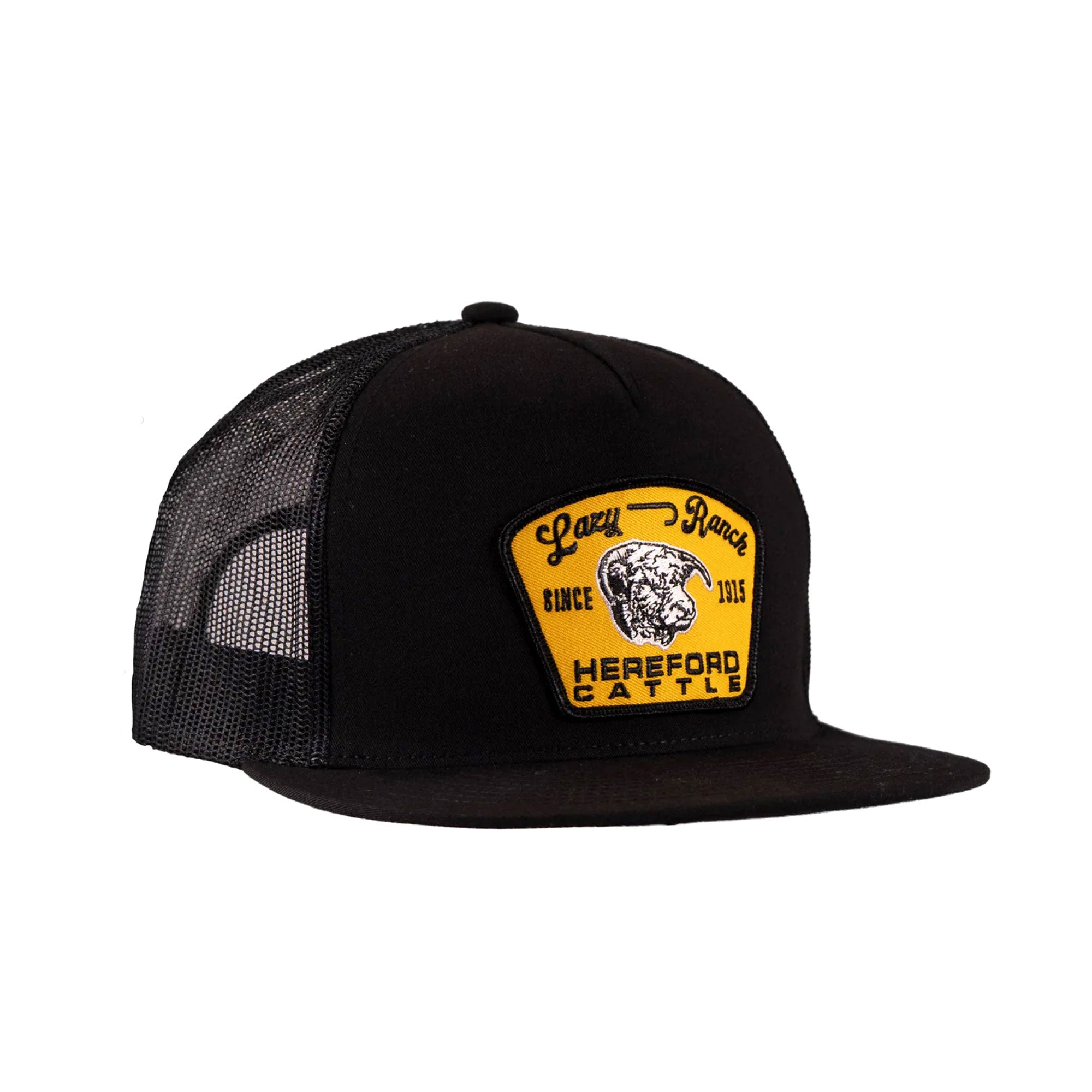 Lazy J Ranch Black Gold Hot Shot Classic Five Panel Trucker Cap