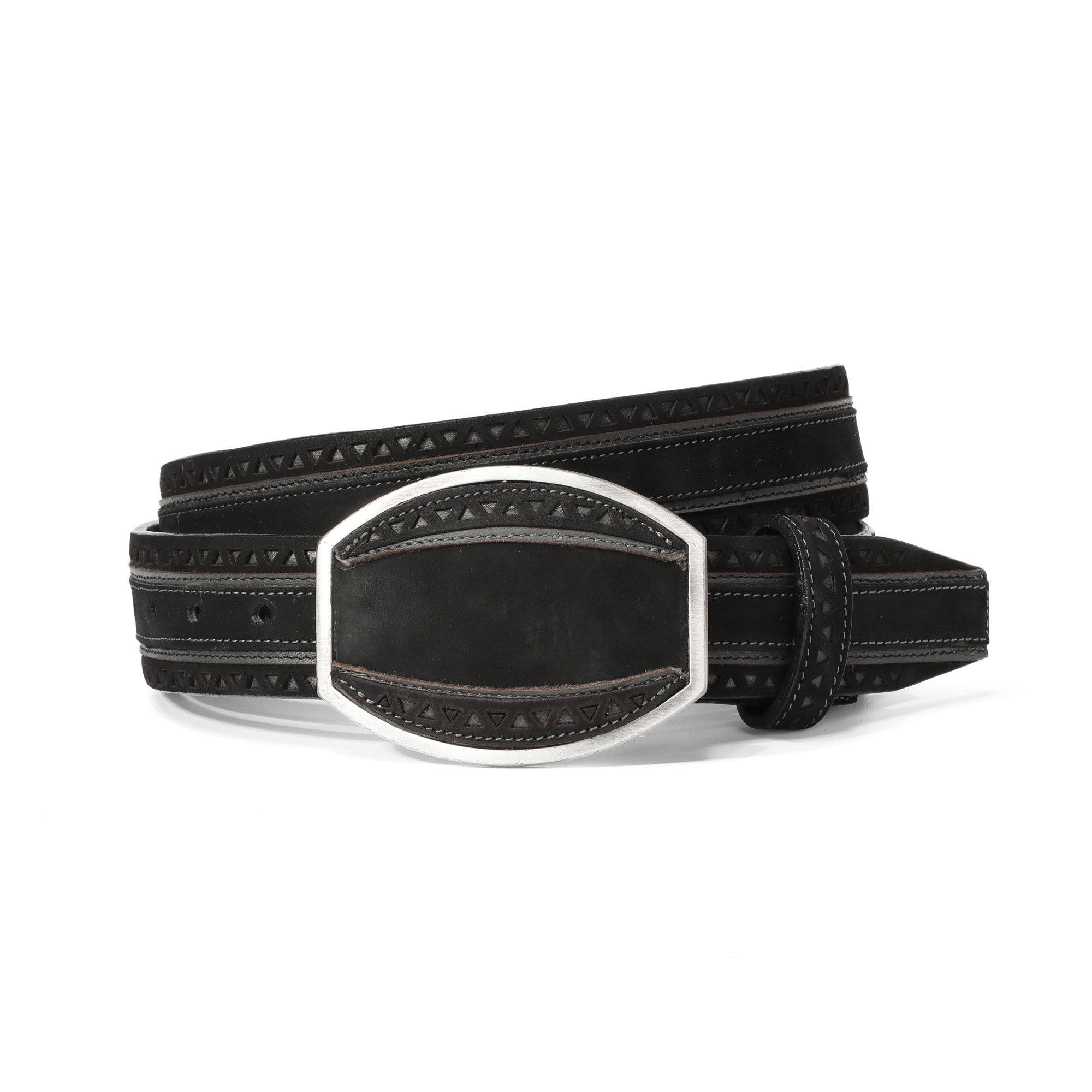 Los Altos Laser Nobuck Black Belt