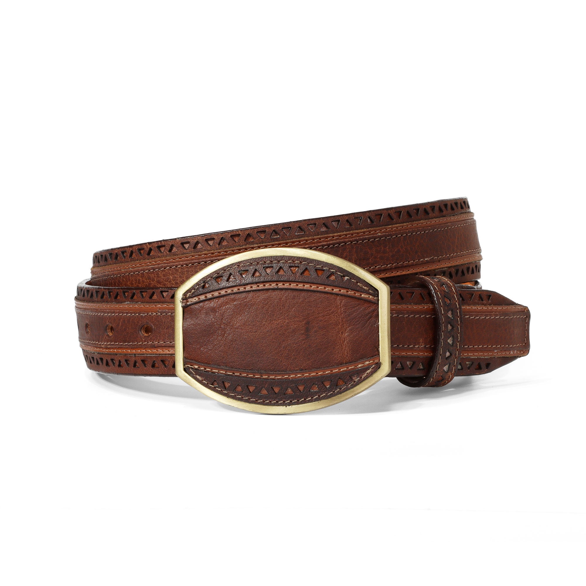 Los Altos Laser Rage Walnut Belt